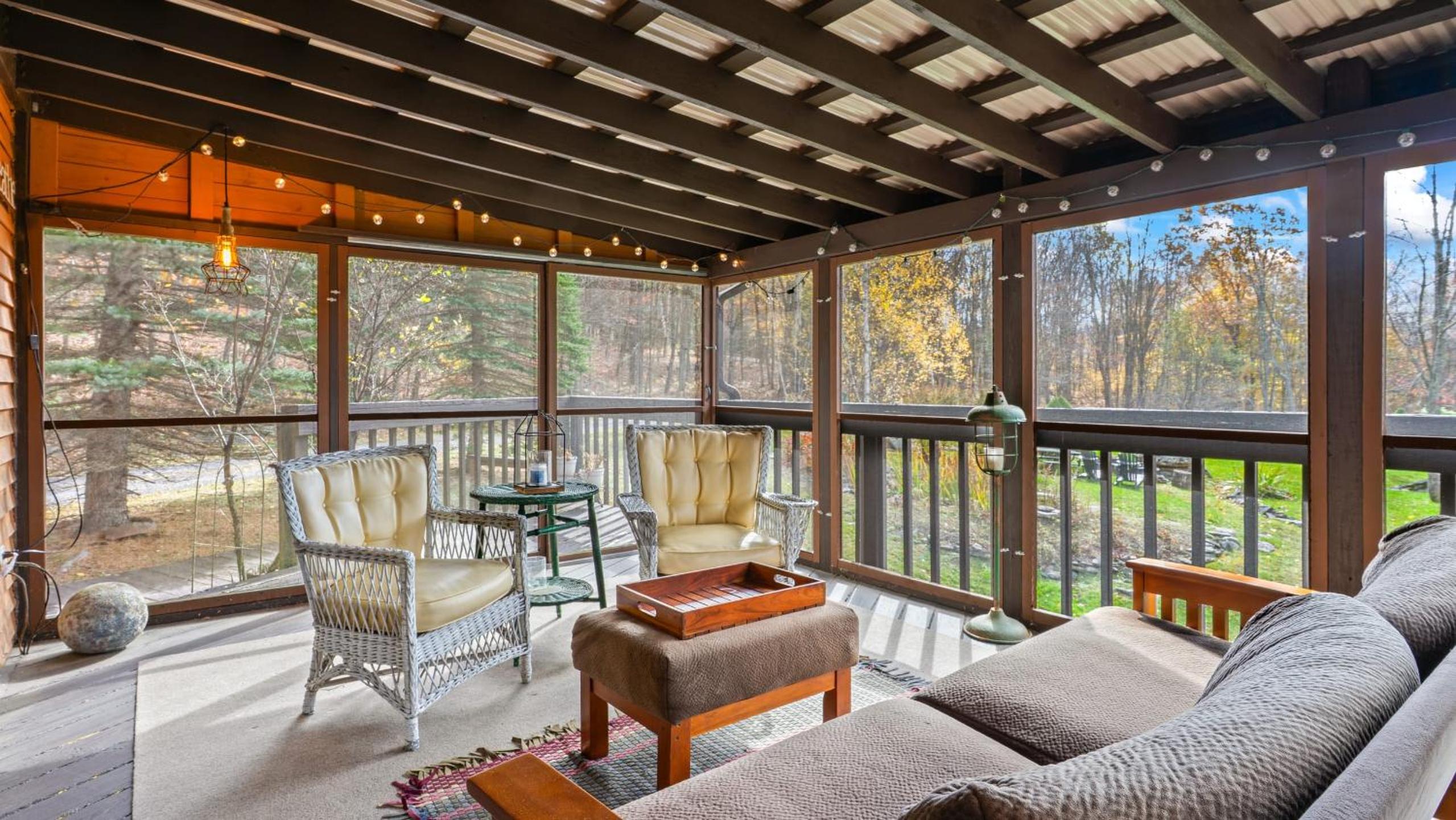 Secluded Retreat w Pool Hot Tub Fire Pit Views Windham Mountain House