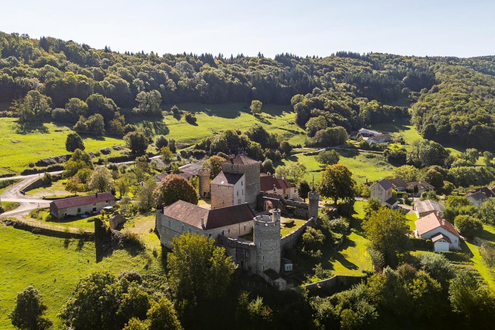 Château de Rosay - view & gardens