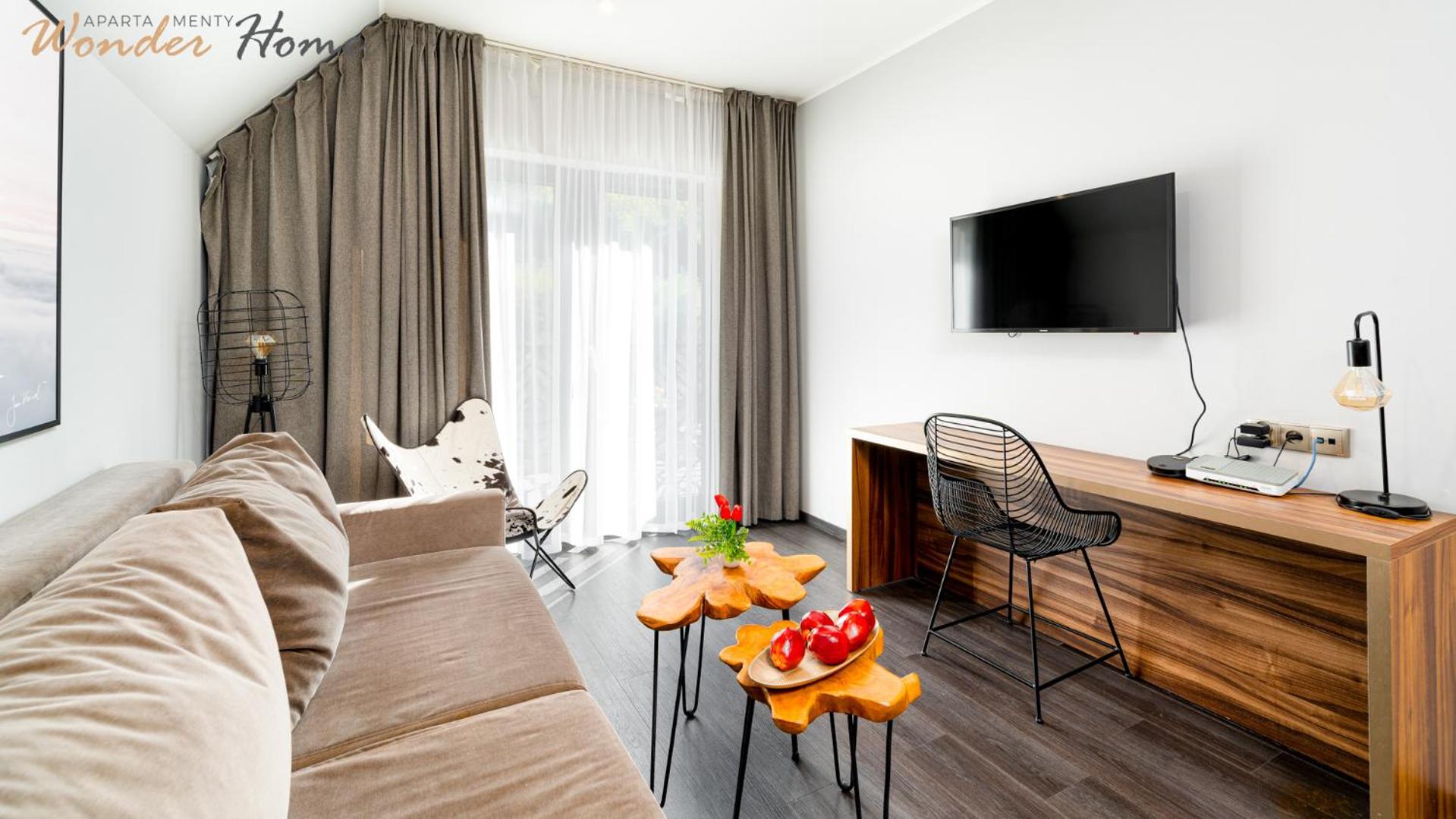 Wonder Hill - apartamenty z klimatyzacją, balkonami lub trasami, na terenie kompleksu restauracje oraz strefa wellness