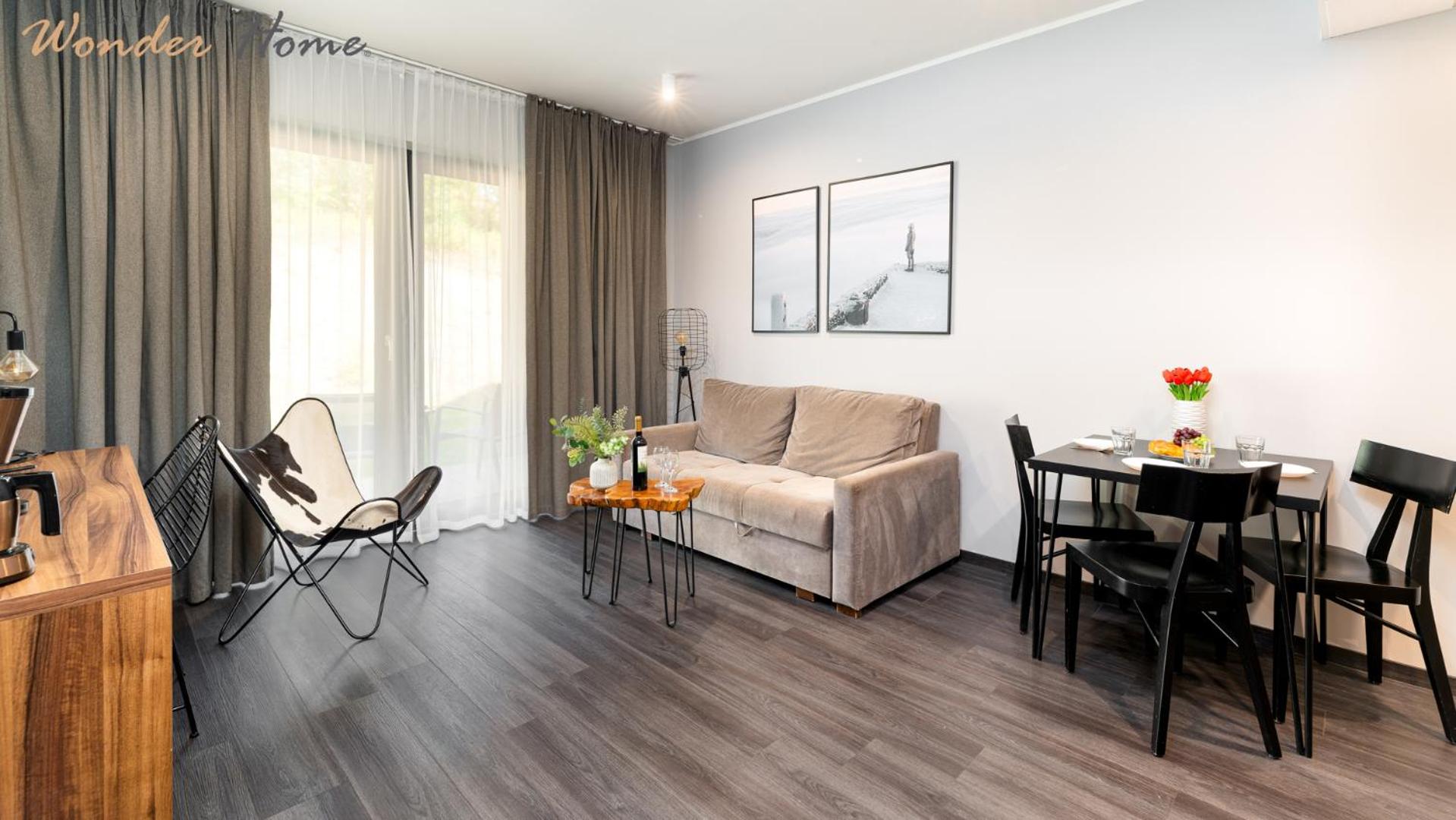 Wonder Hill - apartamenty z klimatyzacją, balkonami lub trasami, na terenie kompleksu restauracje oraz strefa wellness