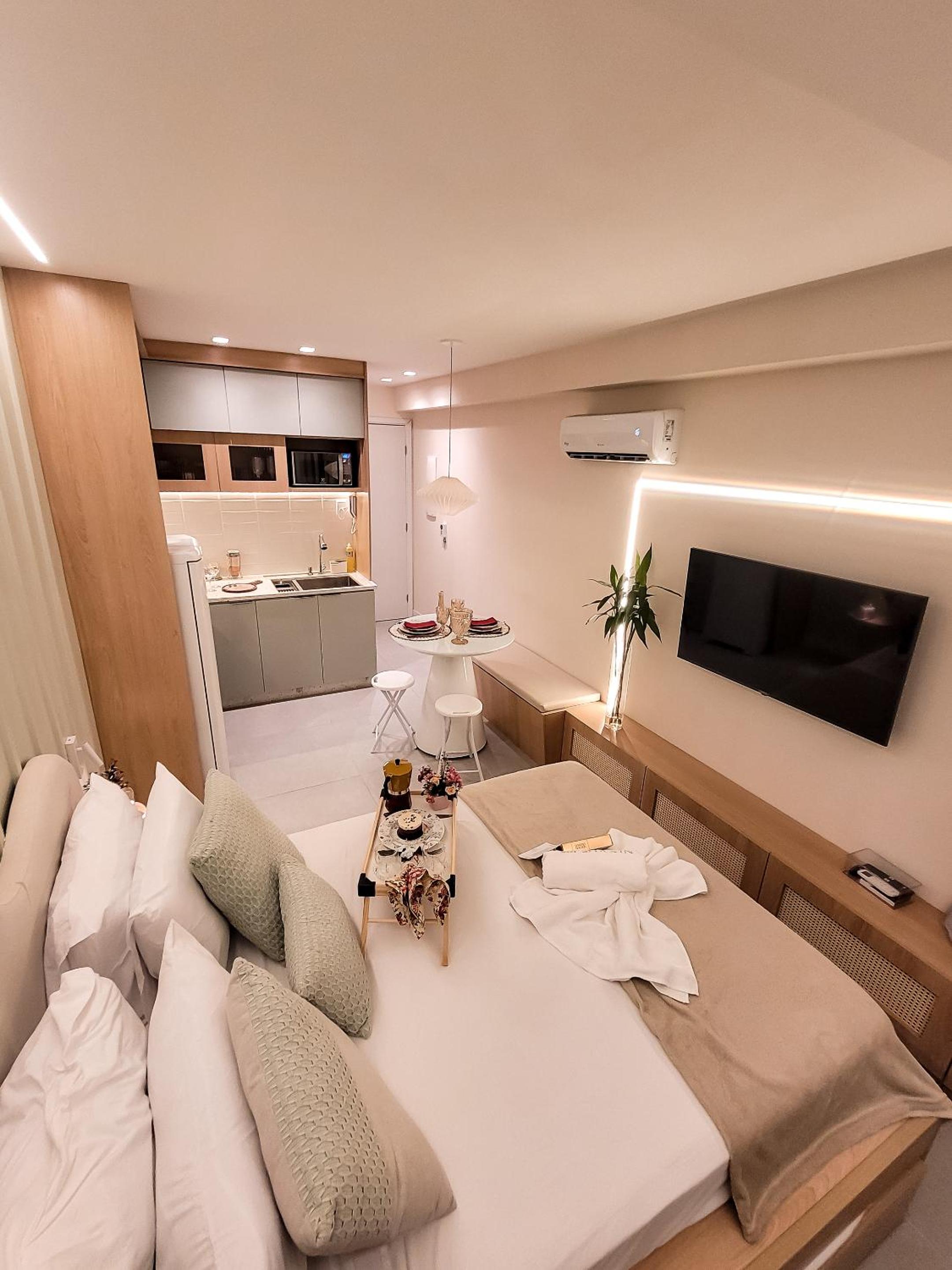 Nixxus Conforto ao lado do mar Flat próx centro