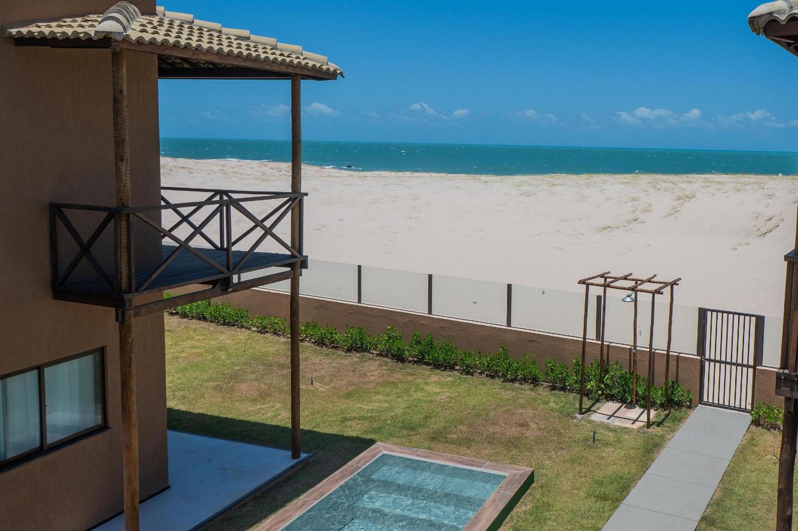 Beachfront Duplex Foot in the Sand By Carpediem