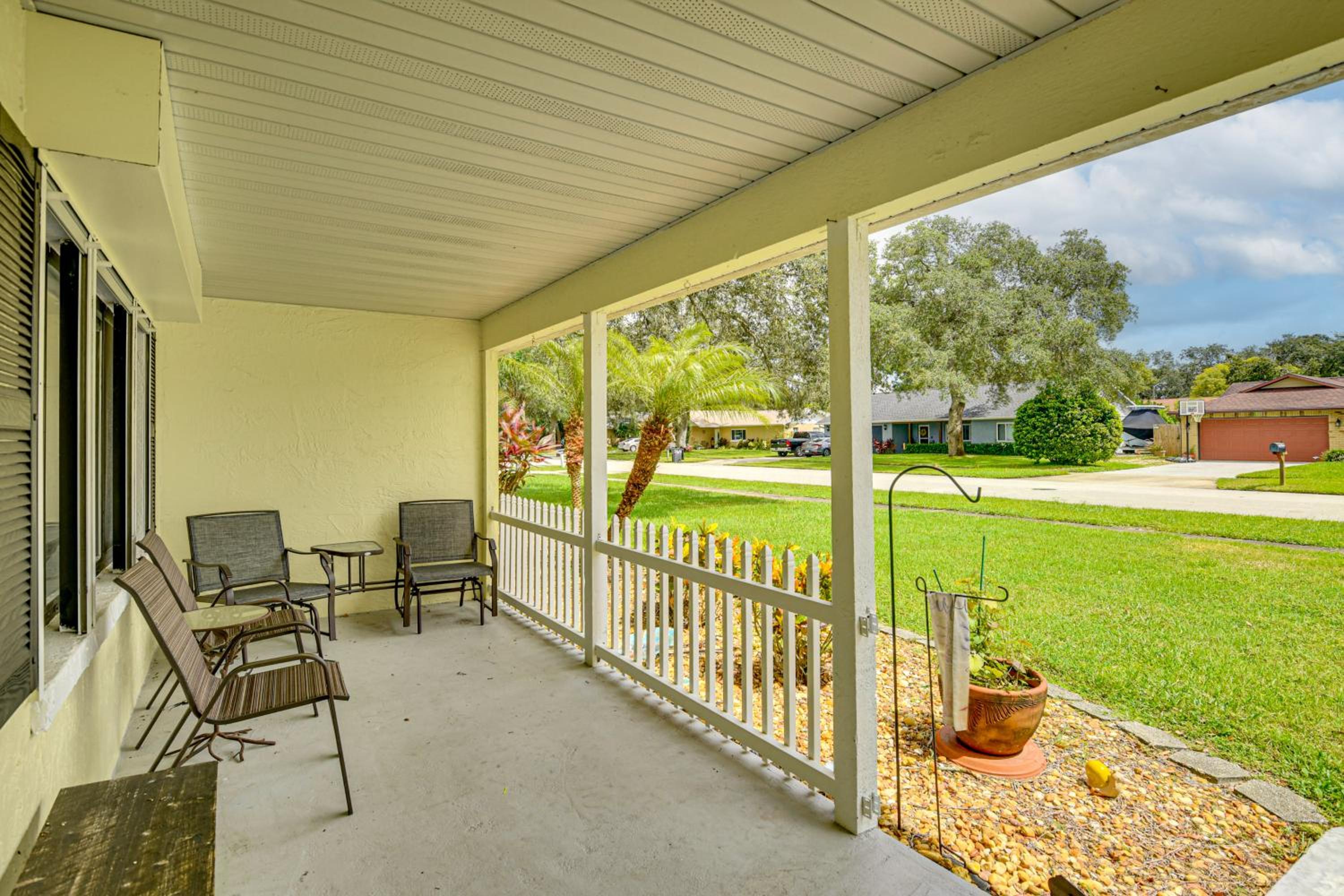 7 Mi to Beach! Poolside Oasis in Port Orange