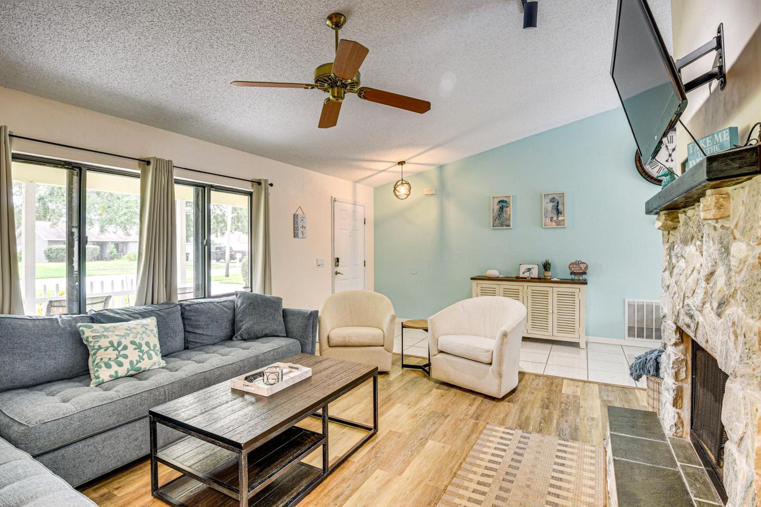 7 Mi to Beach! Poolside Oasis in Port Orange