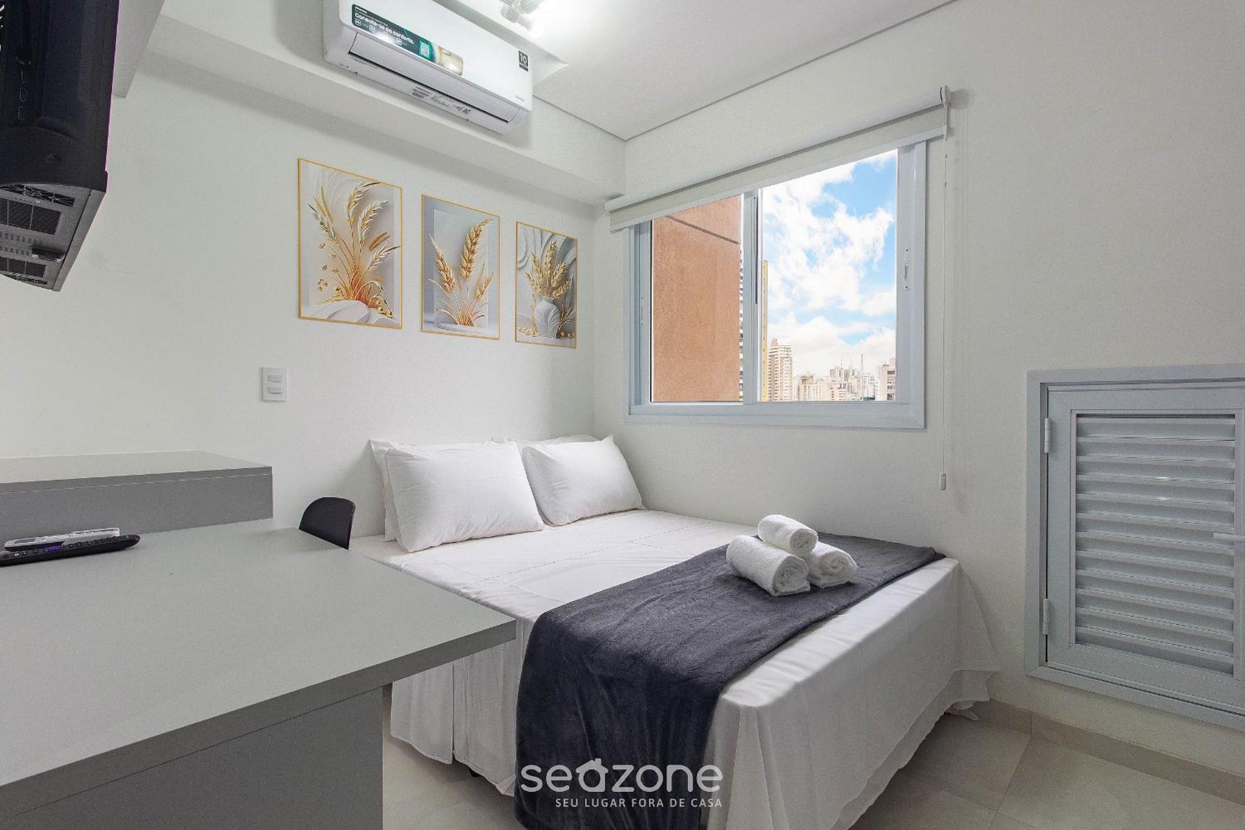 Your complete stay in a building with a pool and gym in the best location in São Paulo - CARs