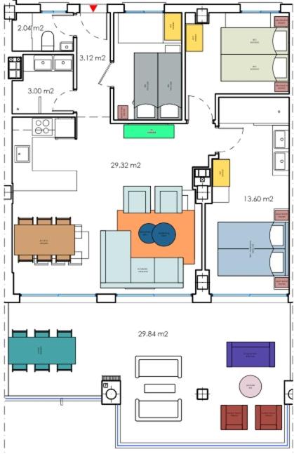 Ocean 2302 appartement met 3 slaapkamers en zeezicht