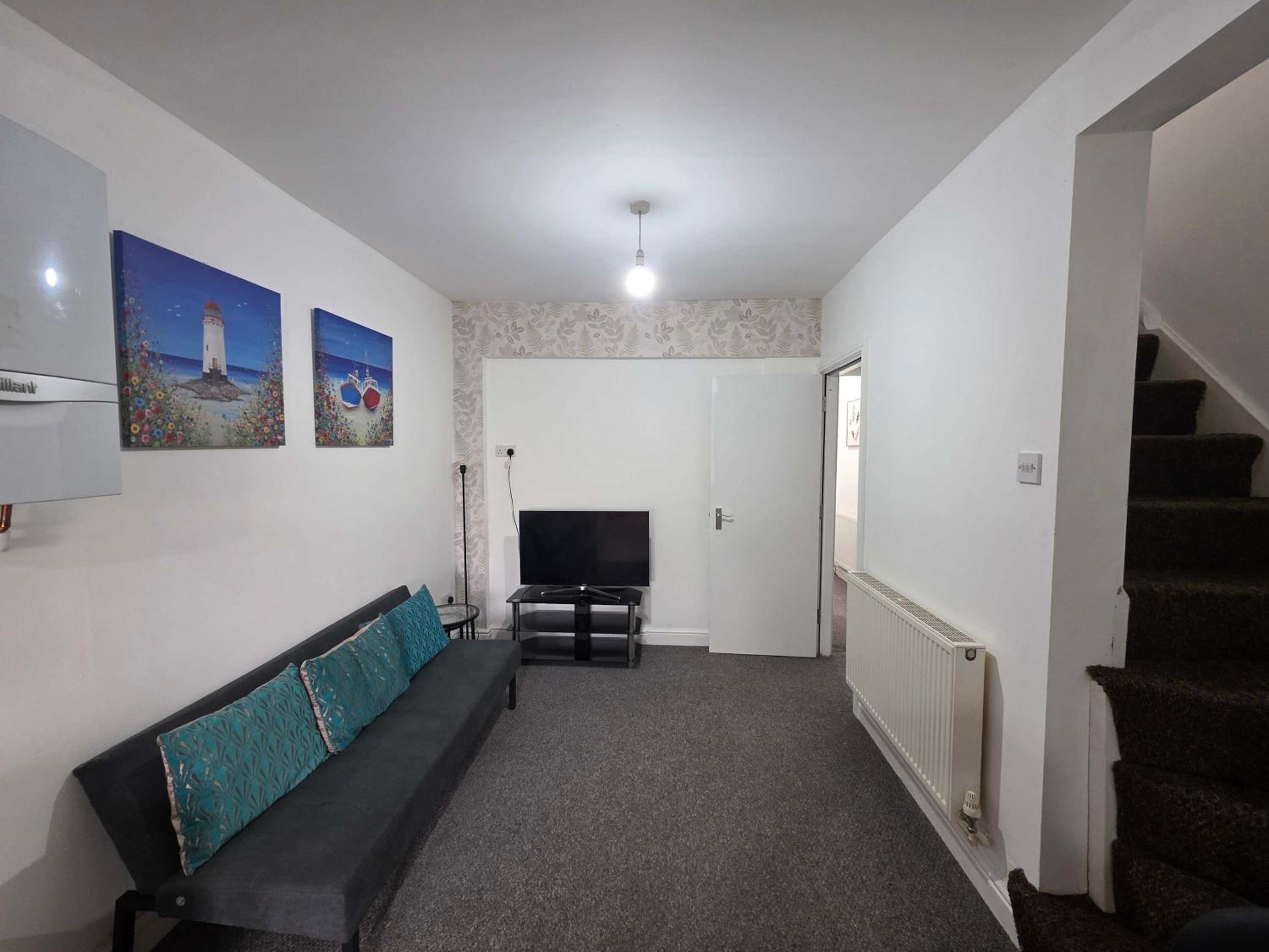 Inviting 3-Bed Home in Worksop with Street Parking