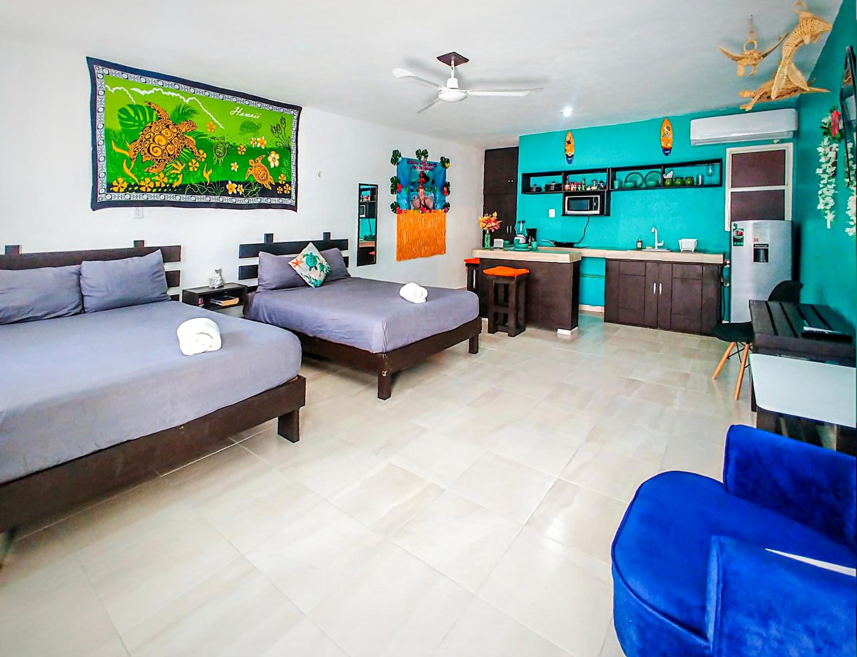 Family Escape 2 Private Apartments Sleeps 8 500m Beach Kitchen AC Value Stay 5A6A
