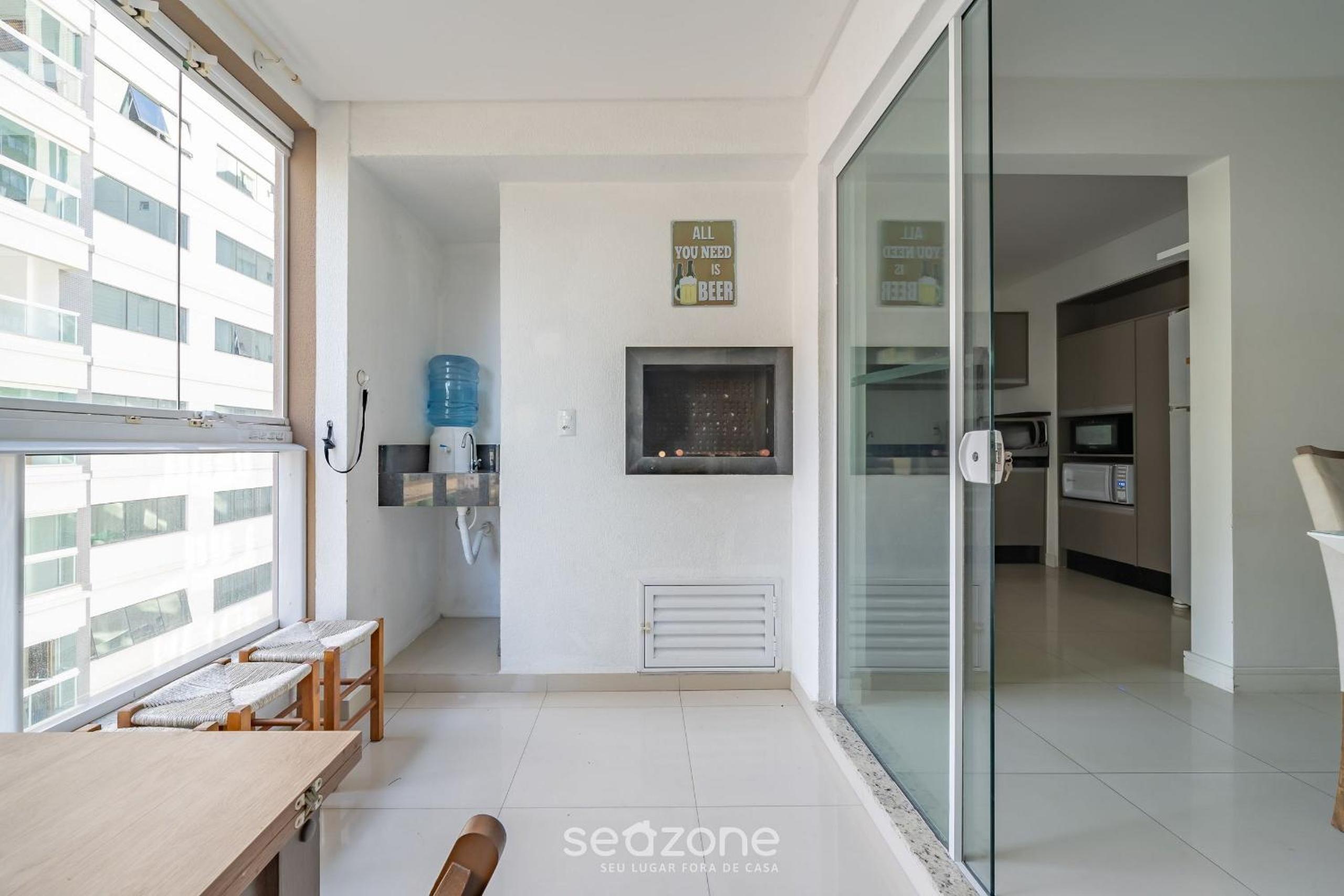 3BR apt w/ BBQ, 500m from beach Itapema – ESM602