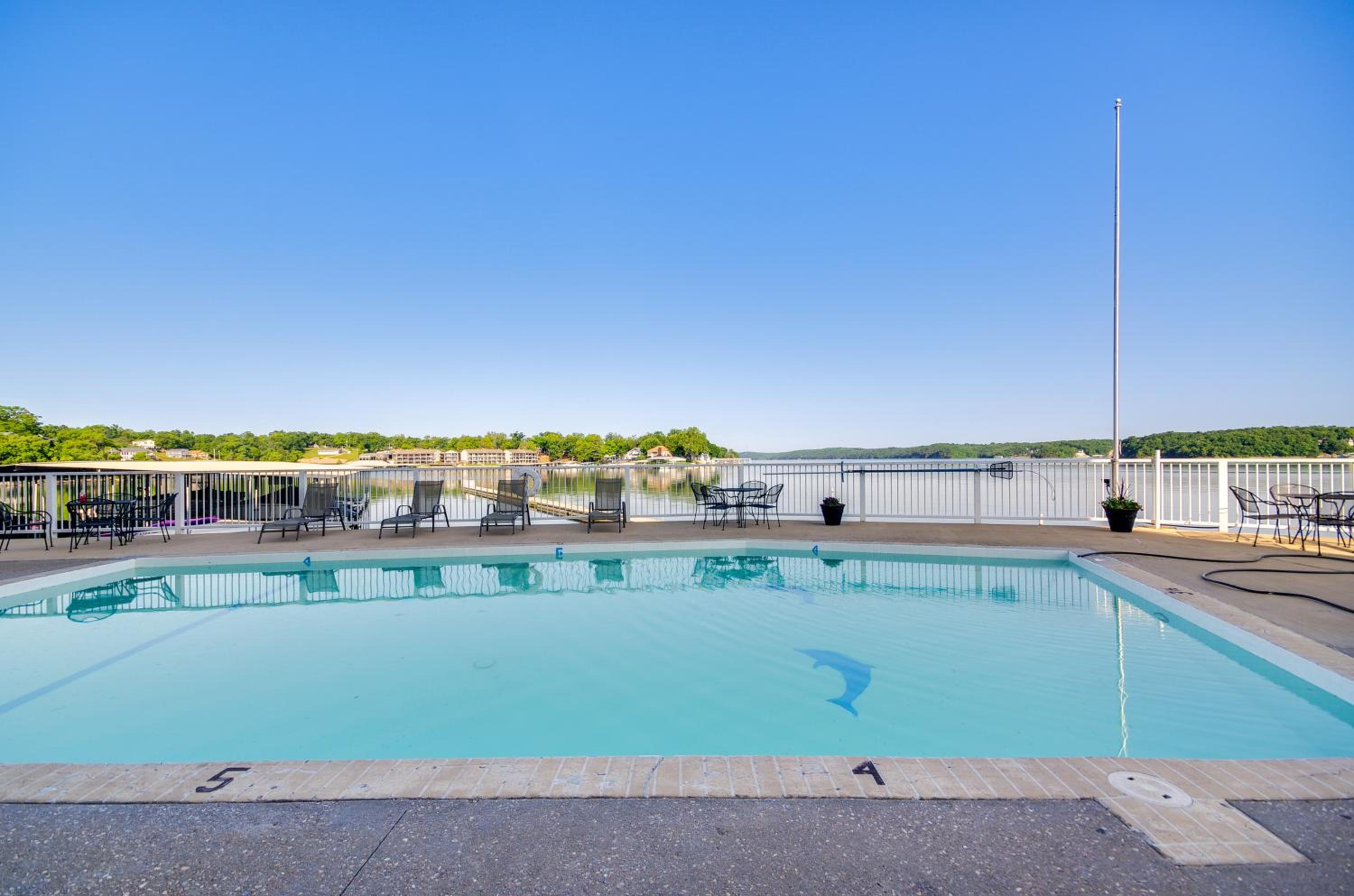 Pool Access, Steps to Beach Scenic Ozarks Retreat