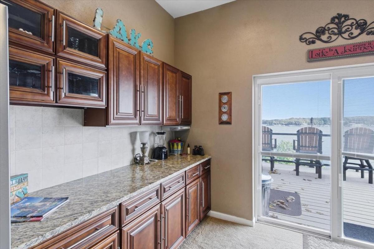 Lakefront Home w/ Double Deck, Slip, Firepit & Game Room