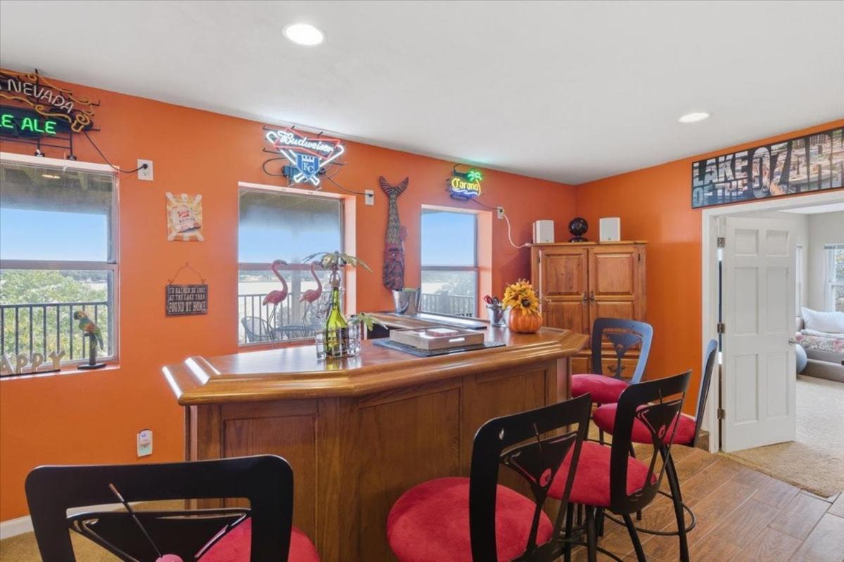 Lakefront Home w/ Double Deck, Slip, Firepit & Game Room