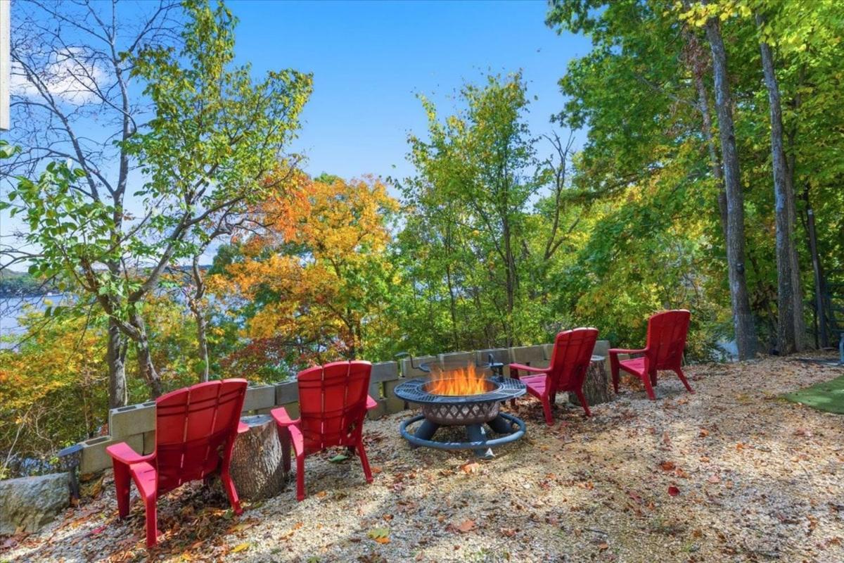 Lakefront Home w/ Double Deck, Slip, Firepit & Game Room