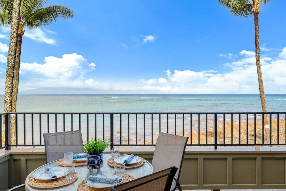 Kahana Village 26 · KHV 26 2BD Direct Ocean Front with Amazing S