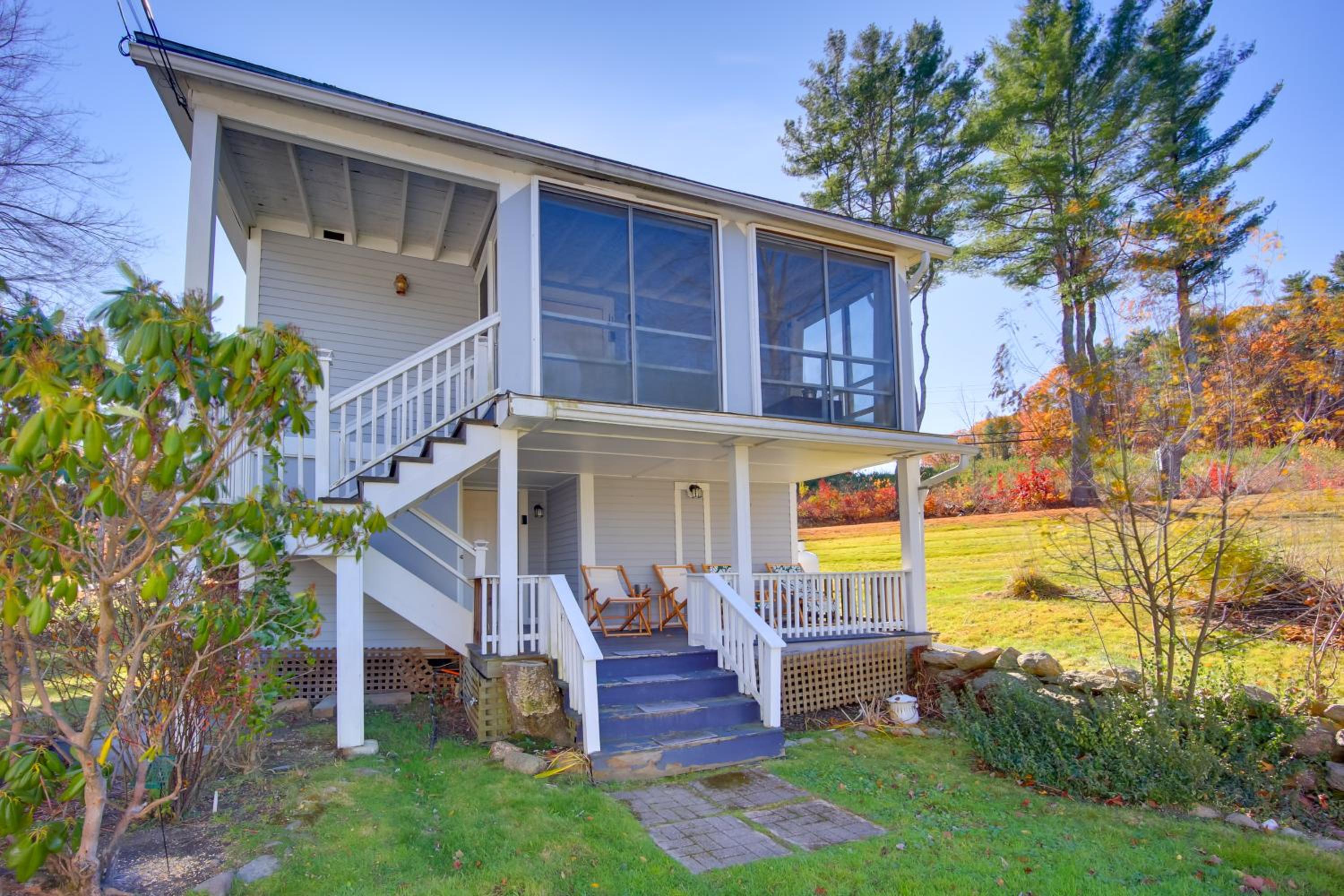 Lake-View Spofford Apartment with Shared Dock!