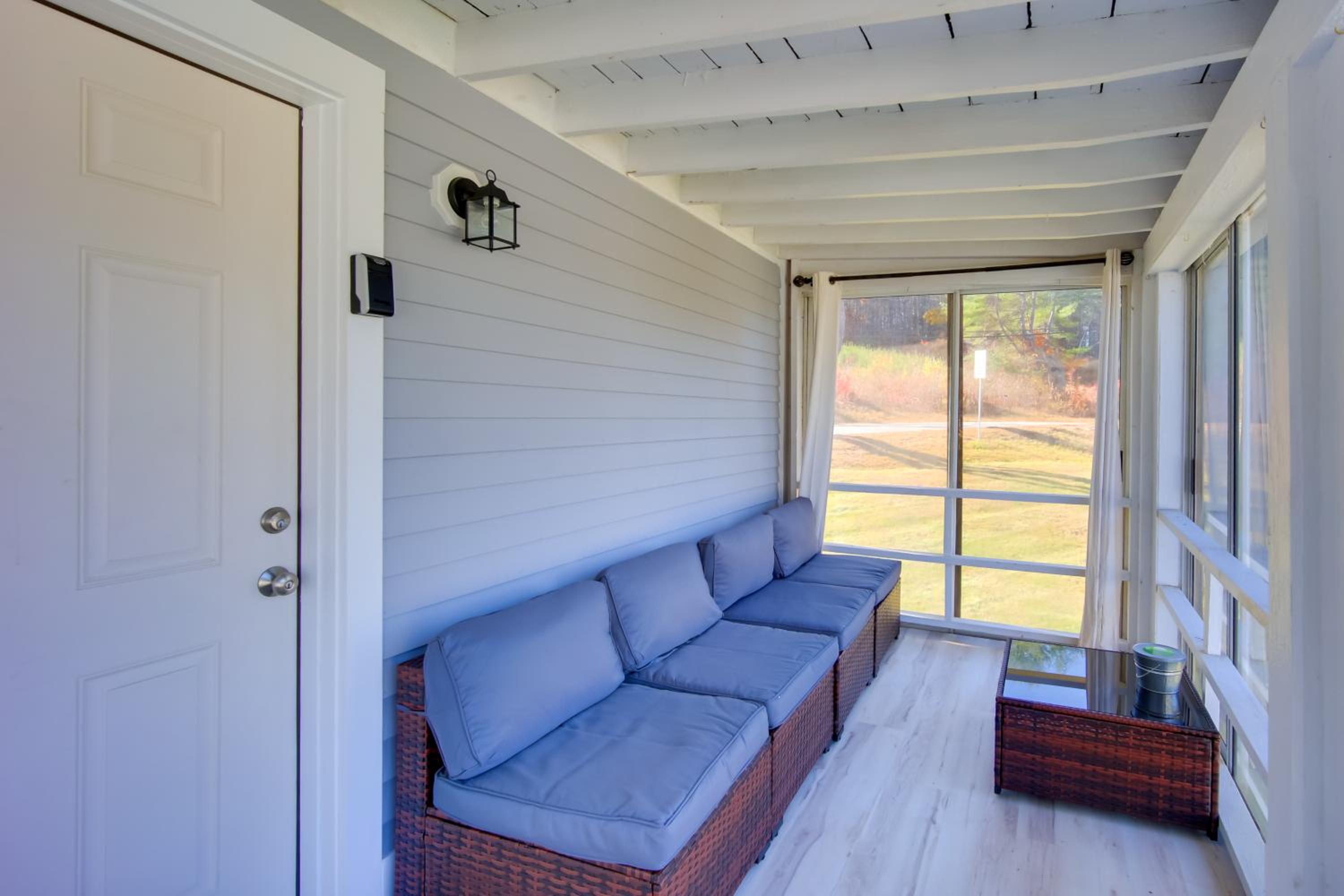 Lake-View Spofford Apartment with Shared Dock!