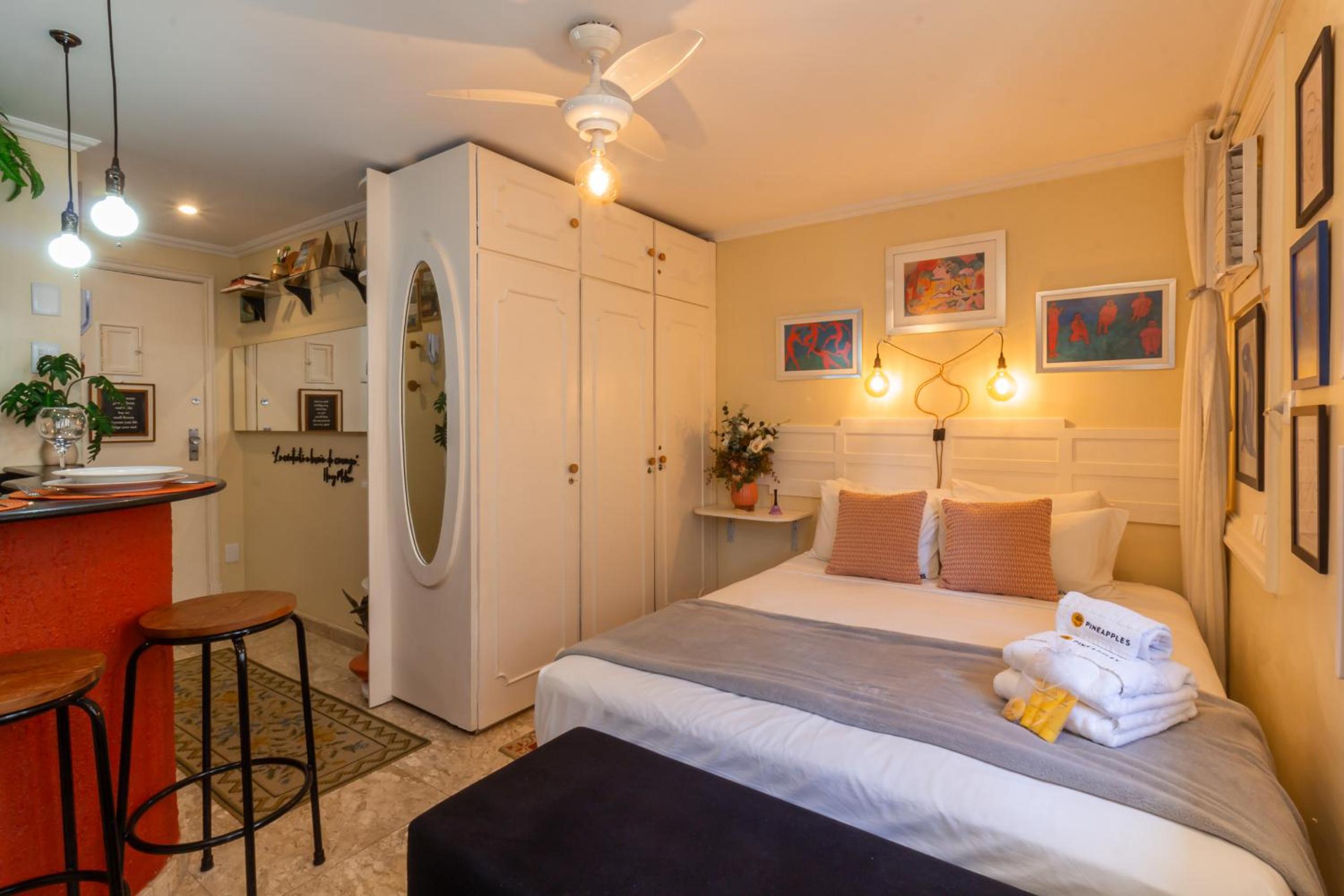 Estudio boutique a 4 minutos da Praia de Copacabana - JC702B