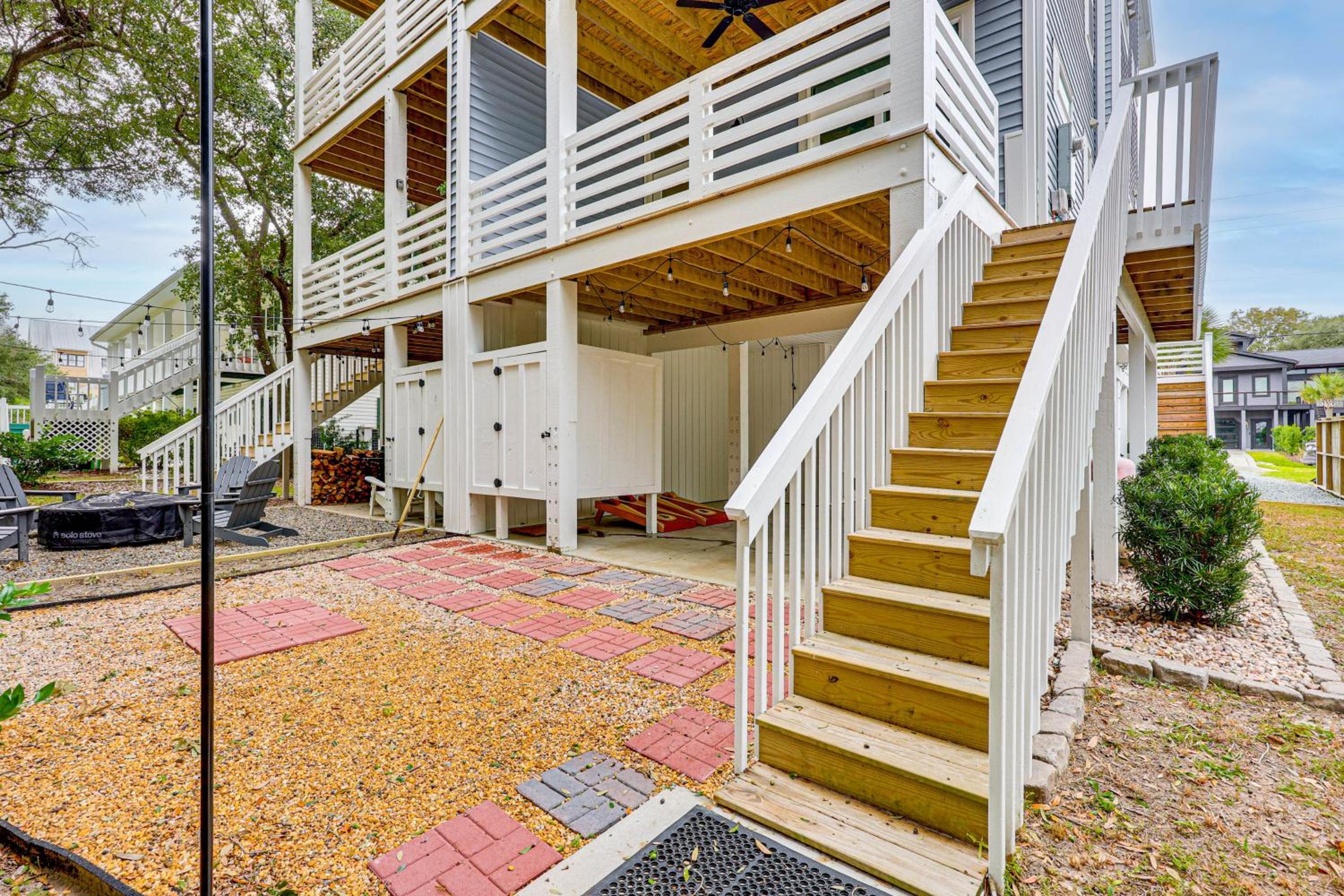 2 Mi to Boardwalk! Coastal Carolina Beach Hideaway