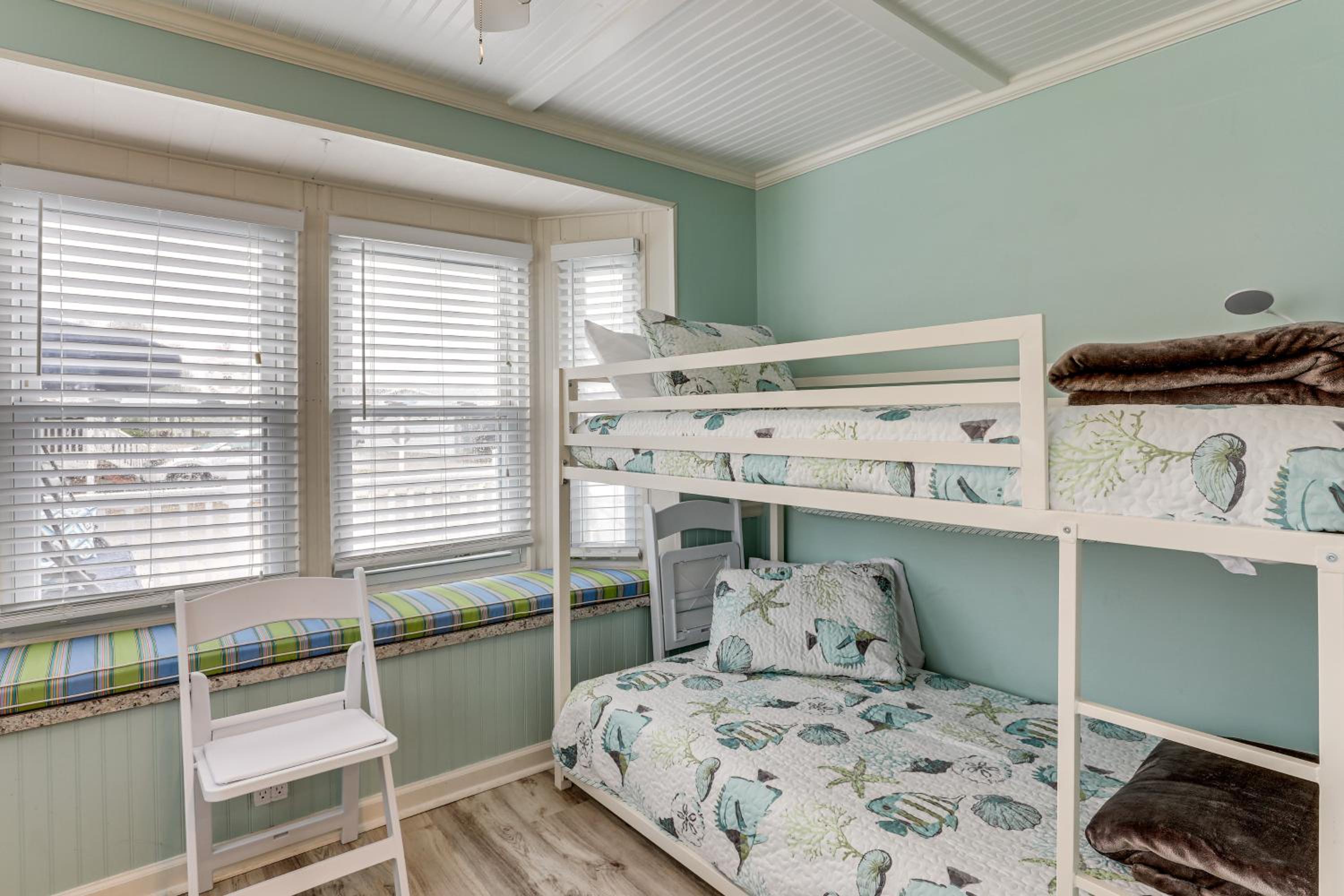 Walk to Shore! Surfside Beach Gem with Game Courts