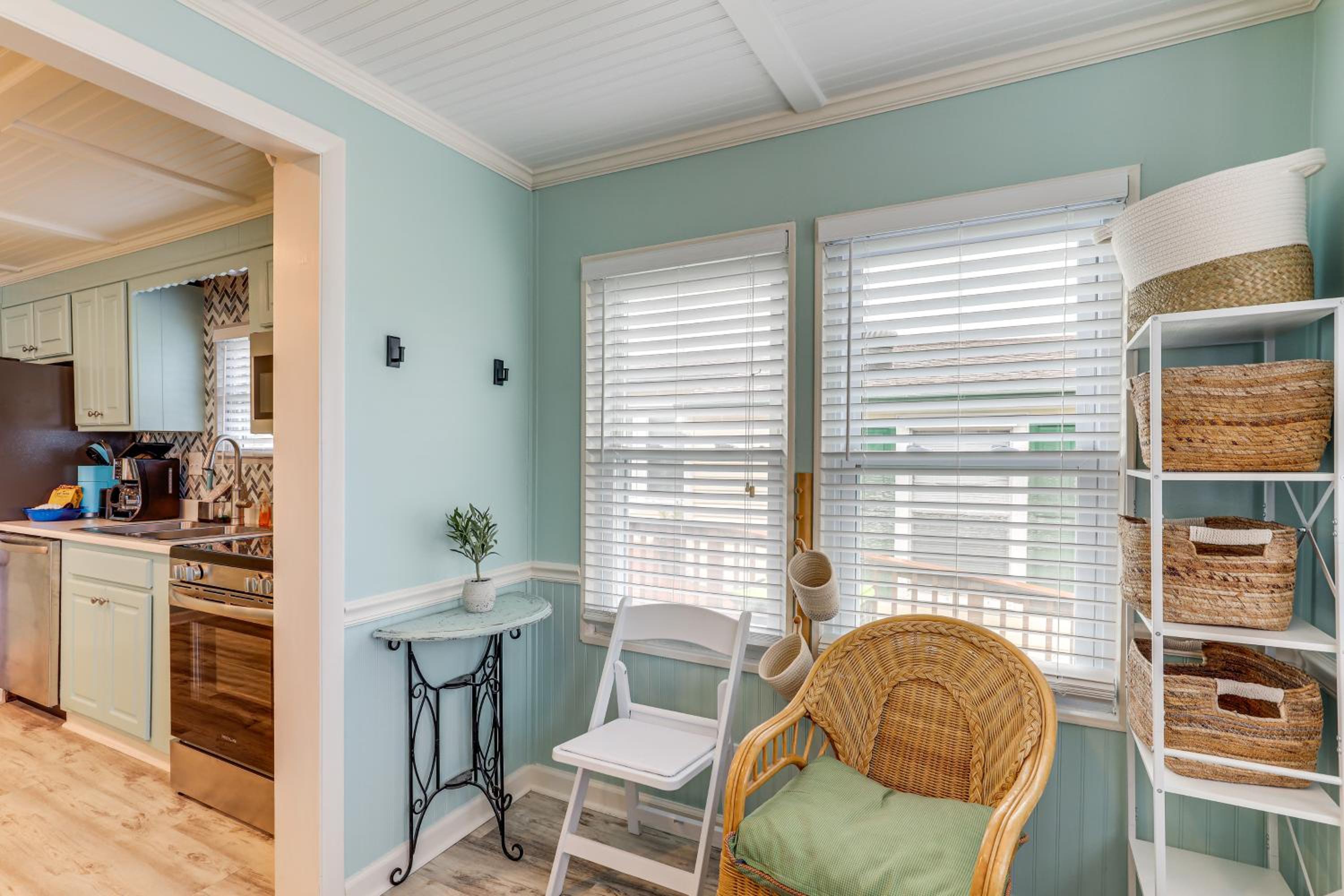 Walk to Shore! Surfside Beach Gem with Game Courts