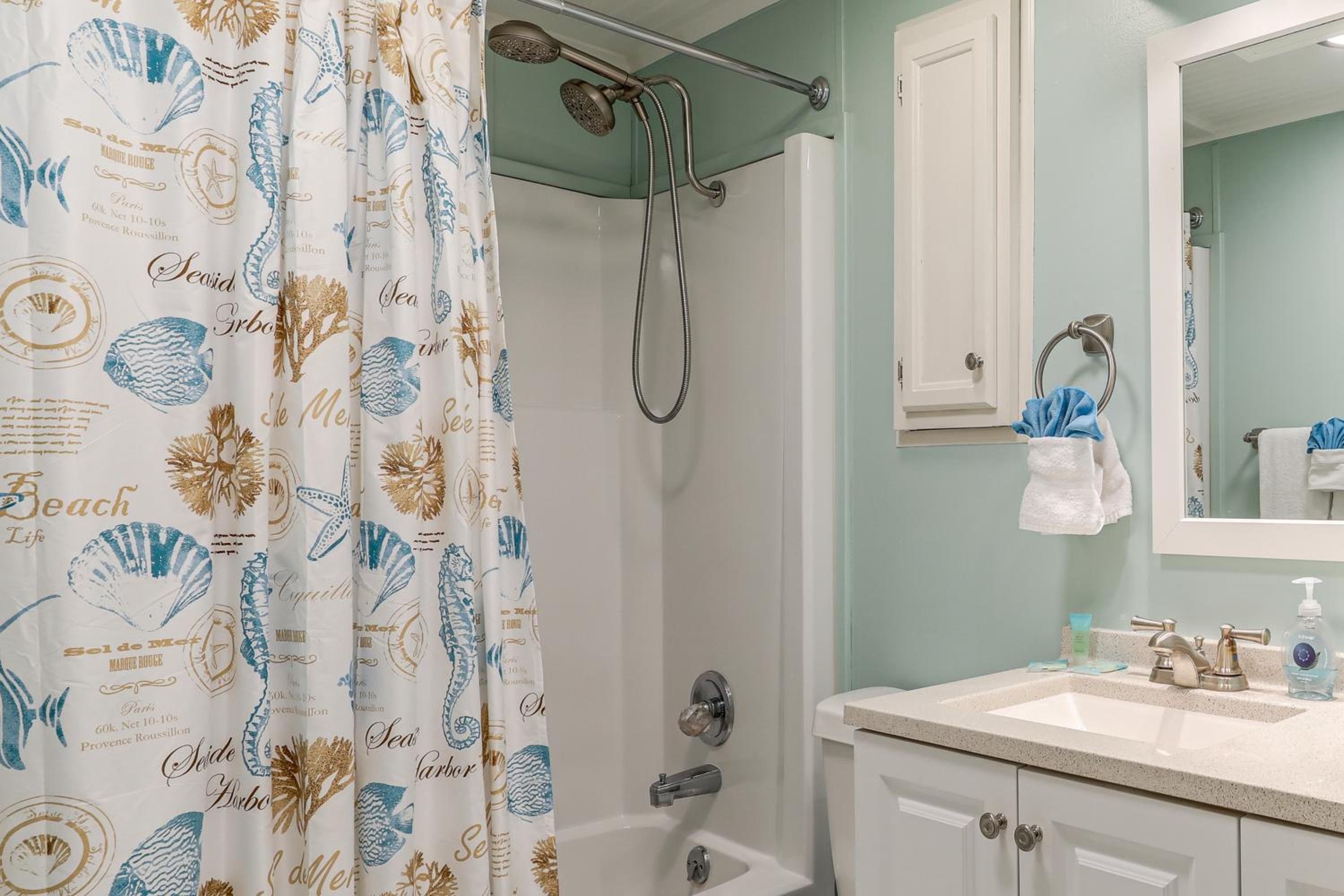 Walk to Shore! Surfside Beach Gem with Game Courts