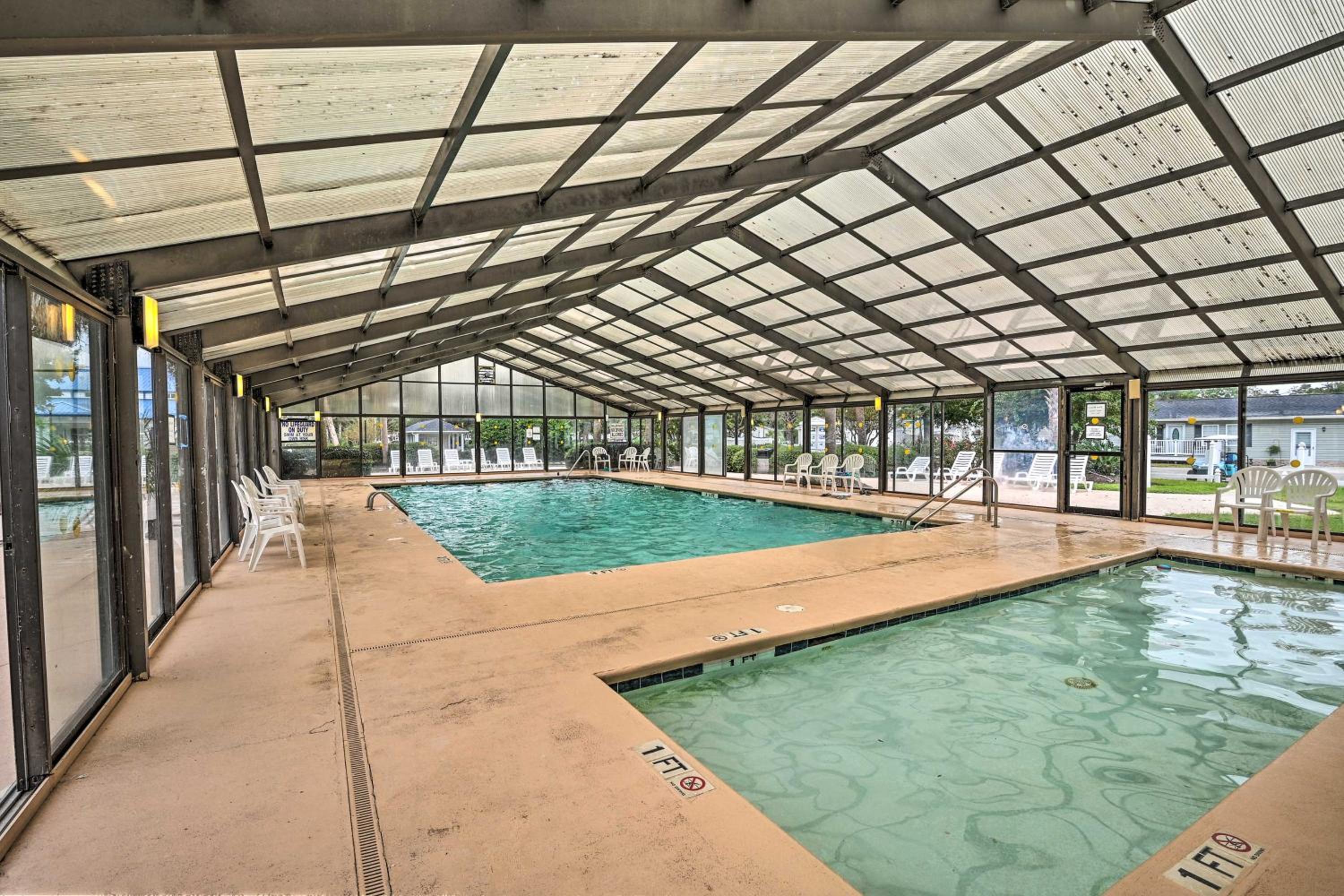 Walk to Shore! Surfside Beach Gem with Game Courts