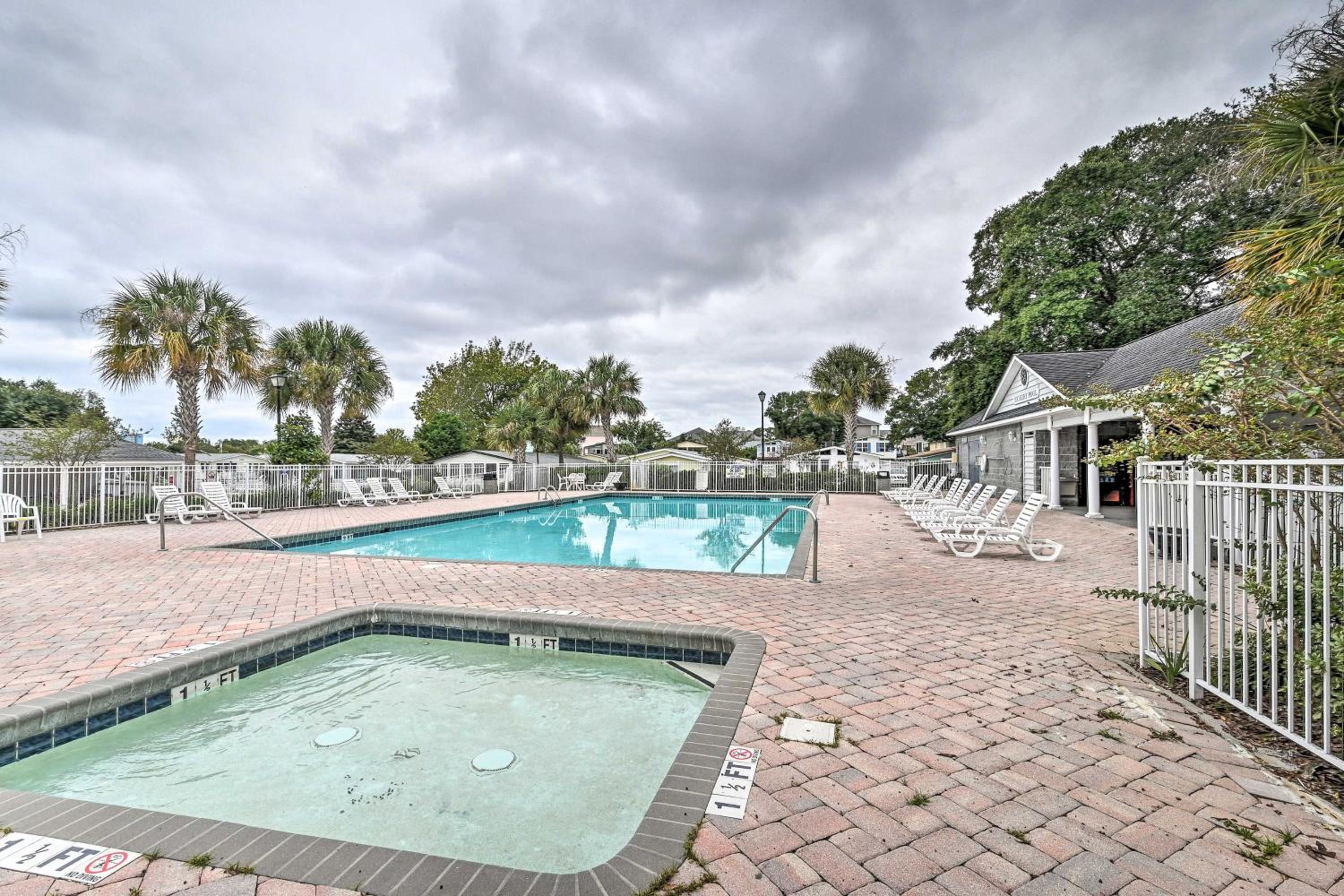Walk to Shore! Surfside Beach Gem with Game Courts