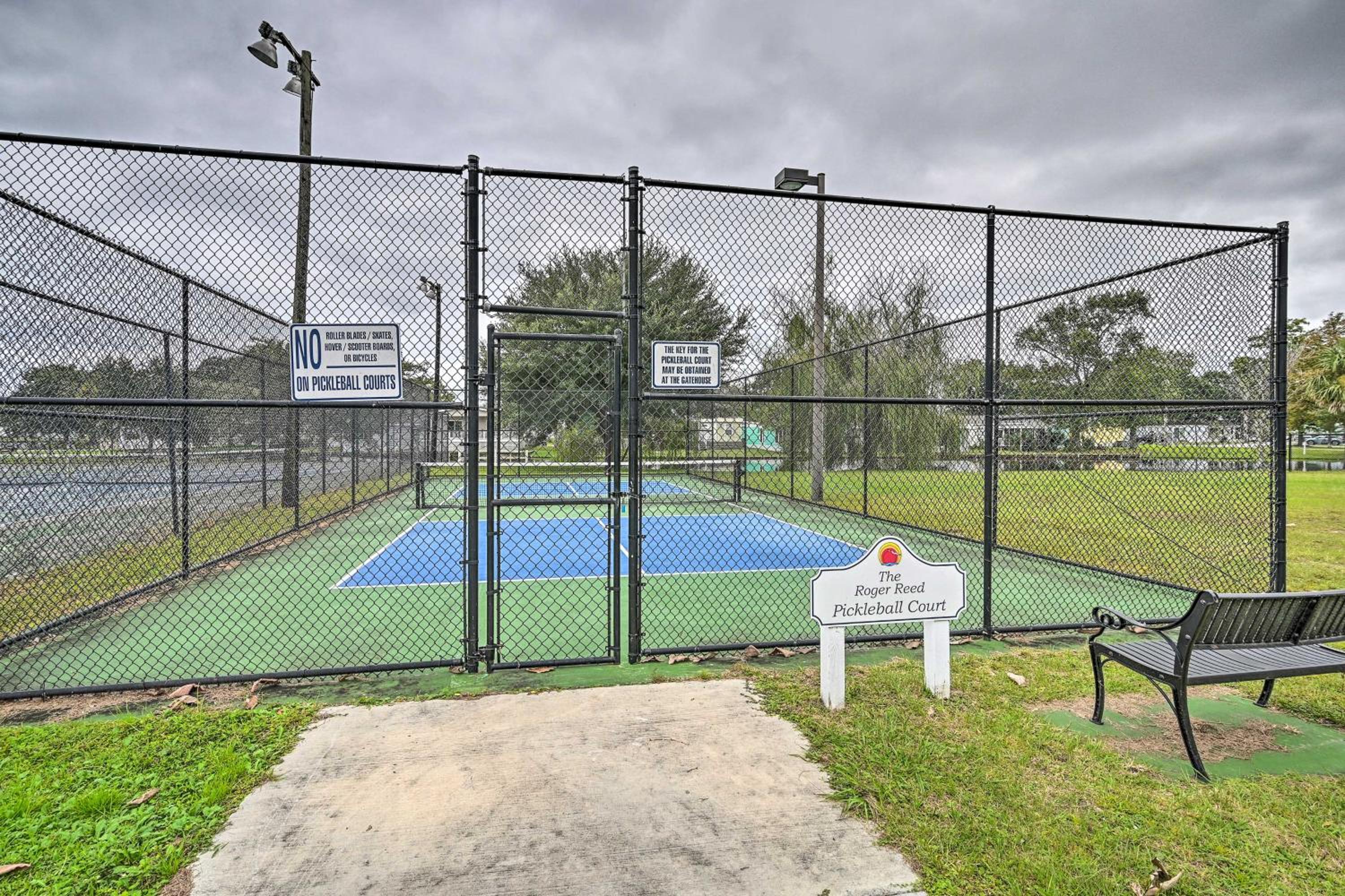 Walk to Shore! Surfside Beach Gem with Game Courts