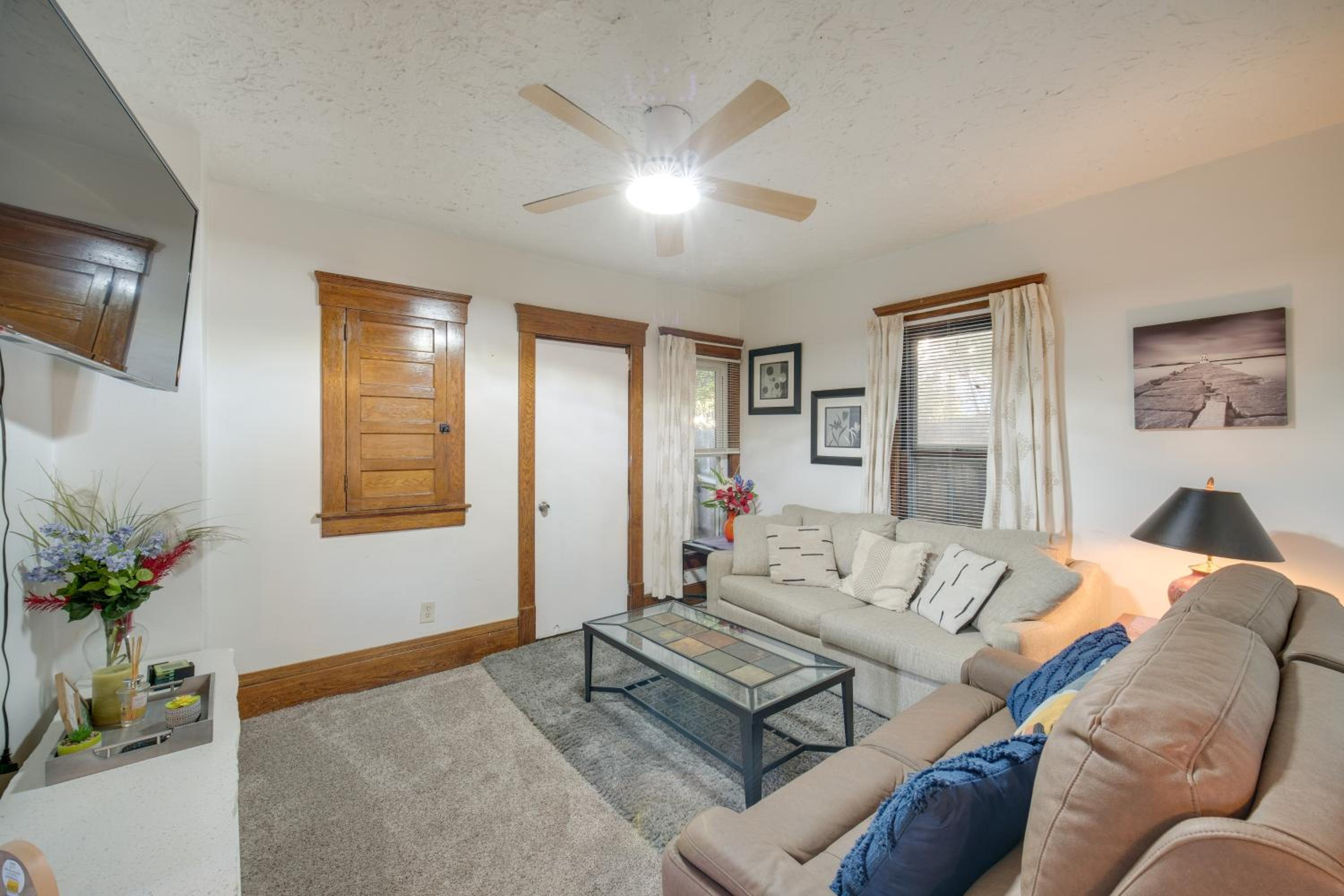 Central Akron Stay! Large Victorian Home with Yard