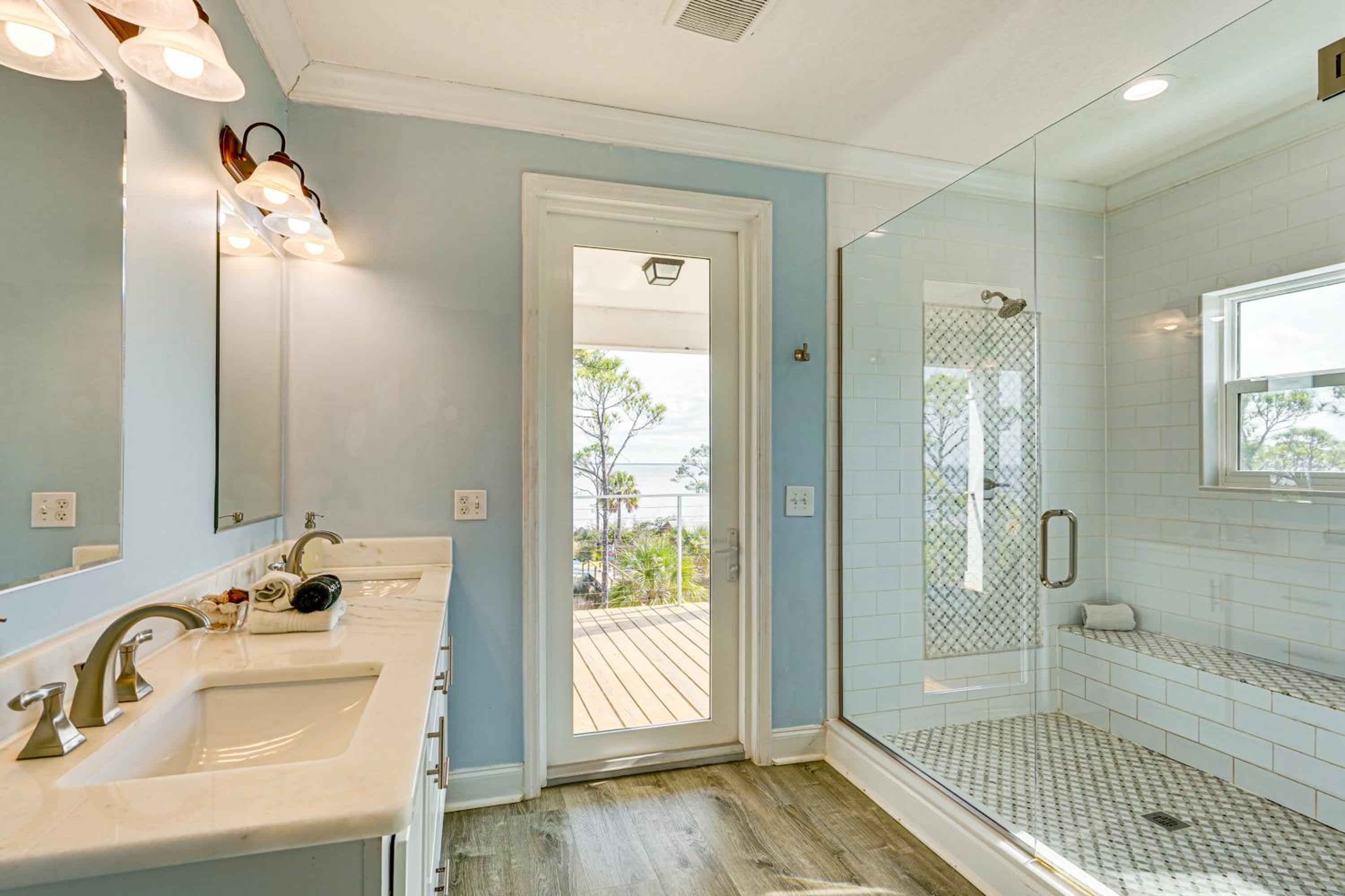 Walk to Beach! Getaway with Dock on St Joseph Bay