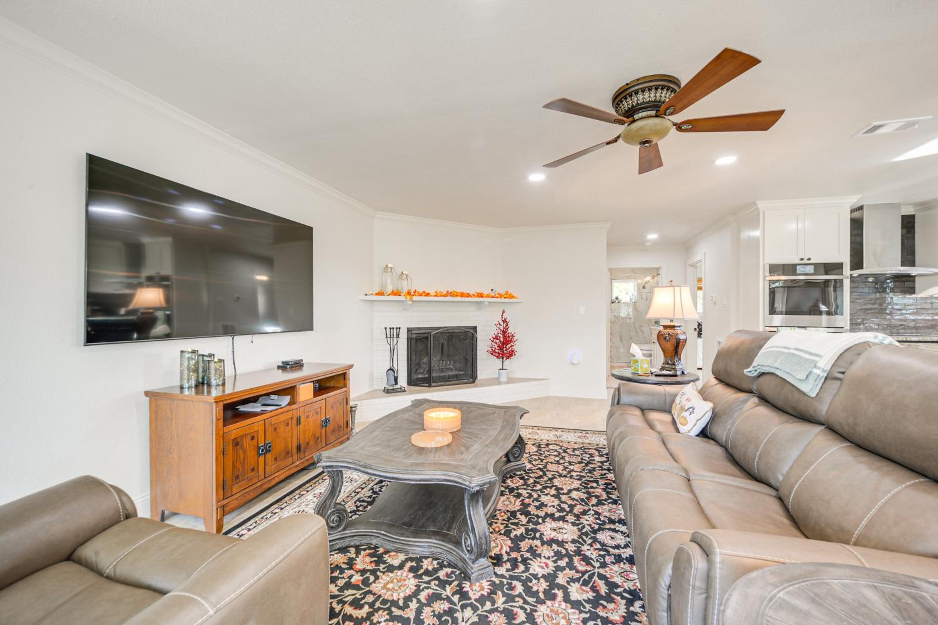 Panoramic Lake Views! Elegant Marble Falls Home