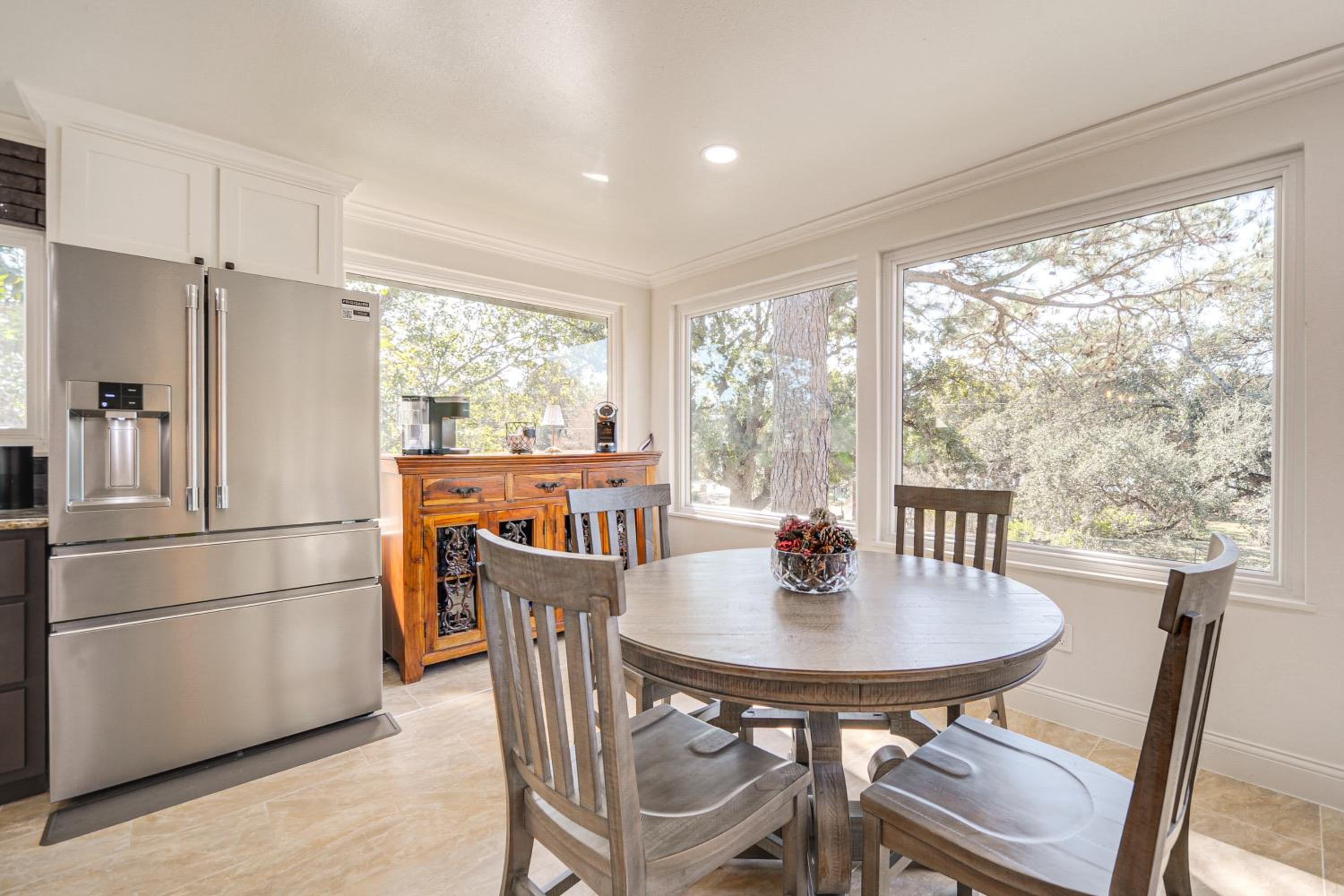 Panoramic Lake Views! Elegant Marble Falls Home