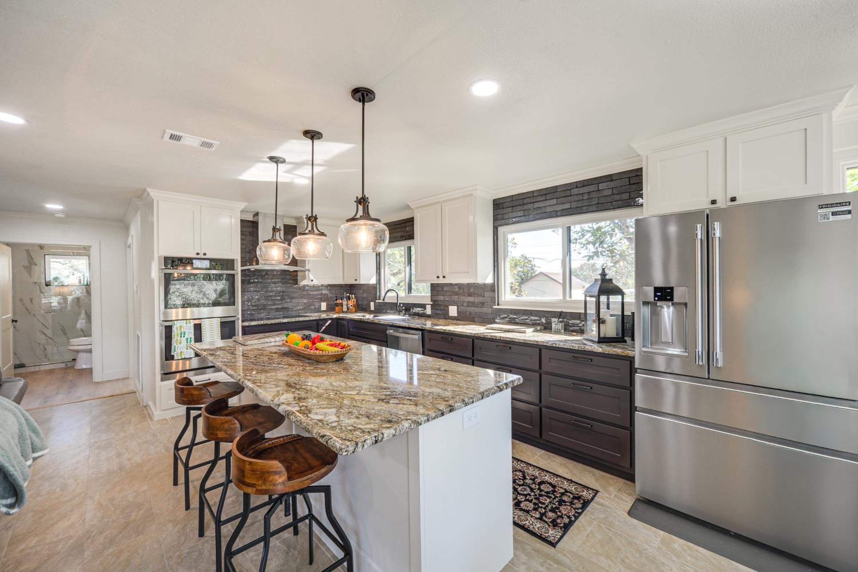 Panoramic Lake Views! Elegant Marble Falls Home