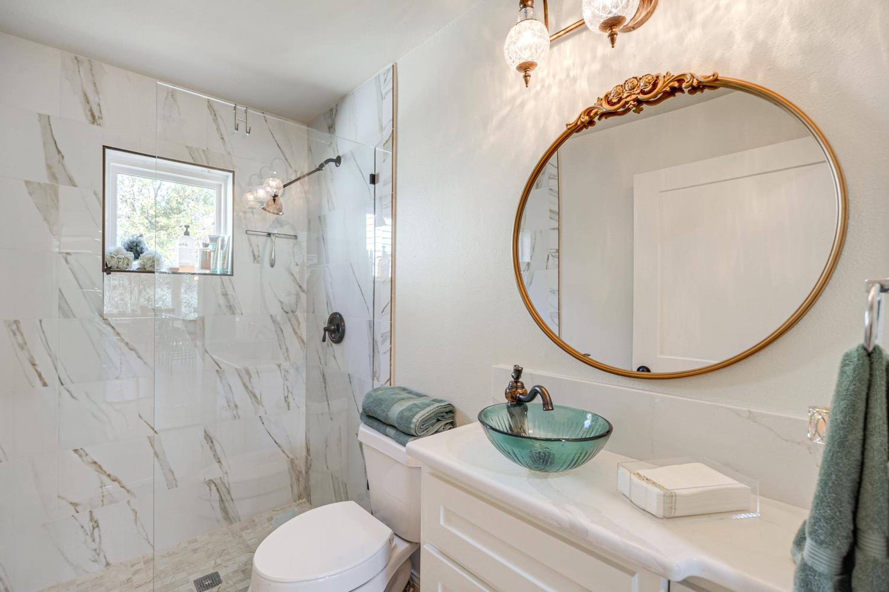Panoramic Lake Views! Elegant Marble Falls Home