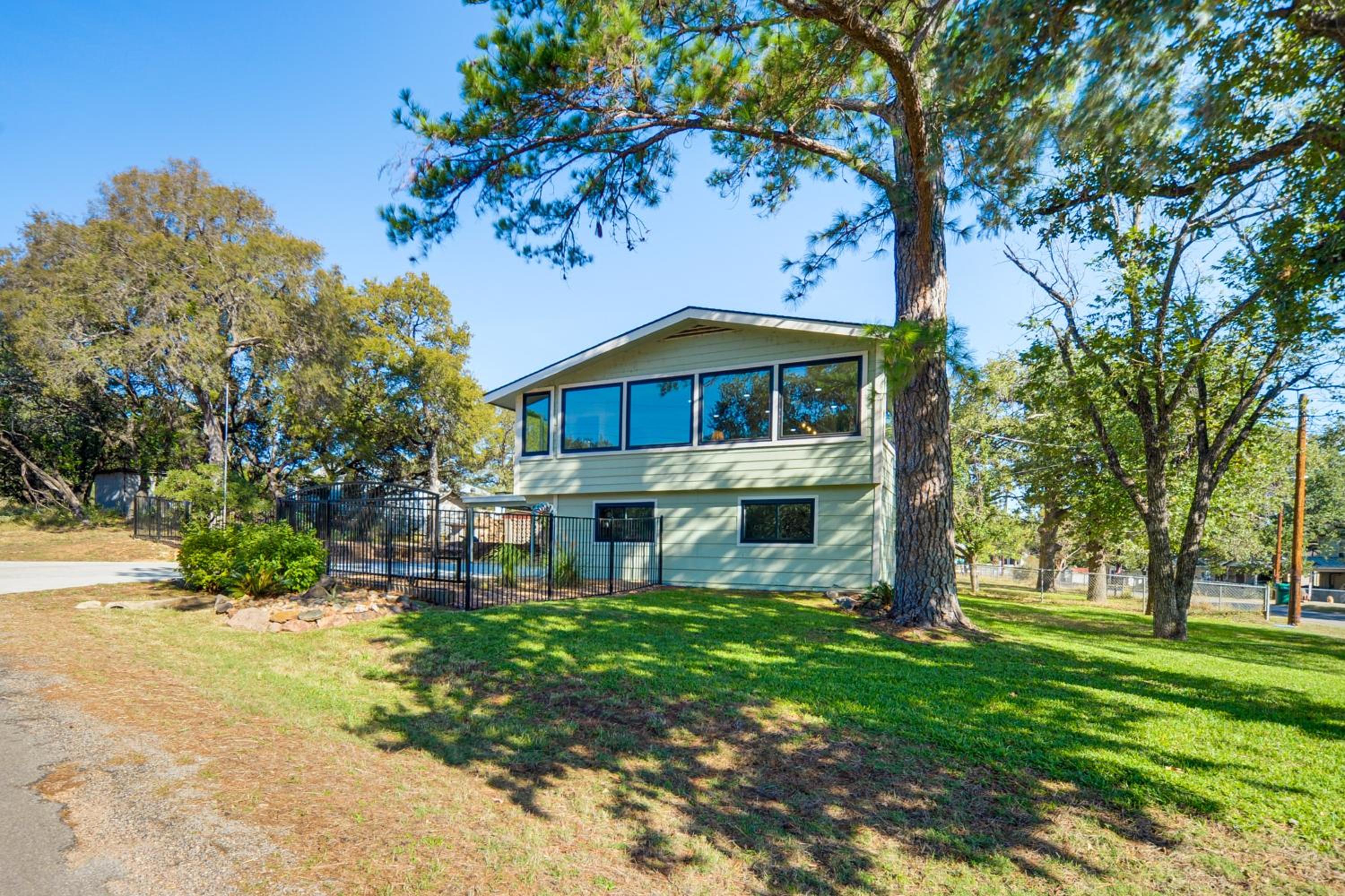 Panoramic Lake Views! Elegant Marble Falls Home