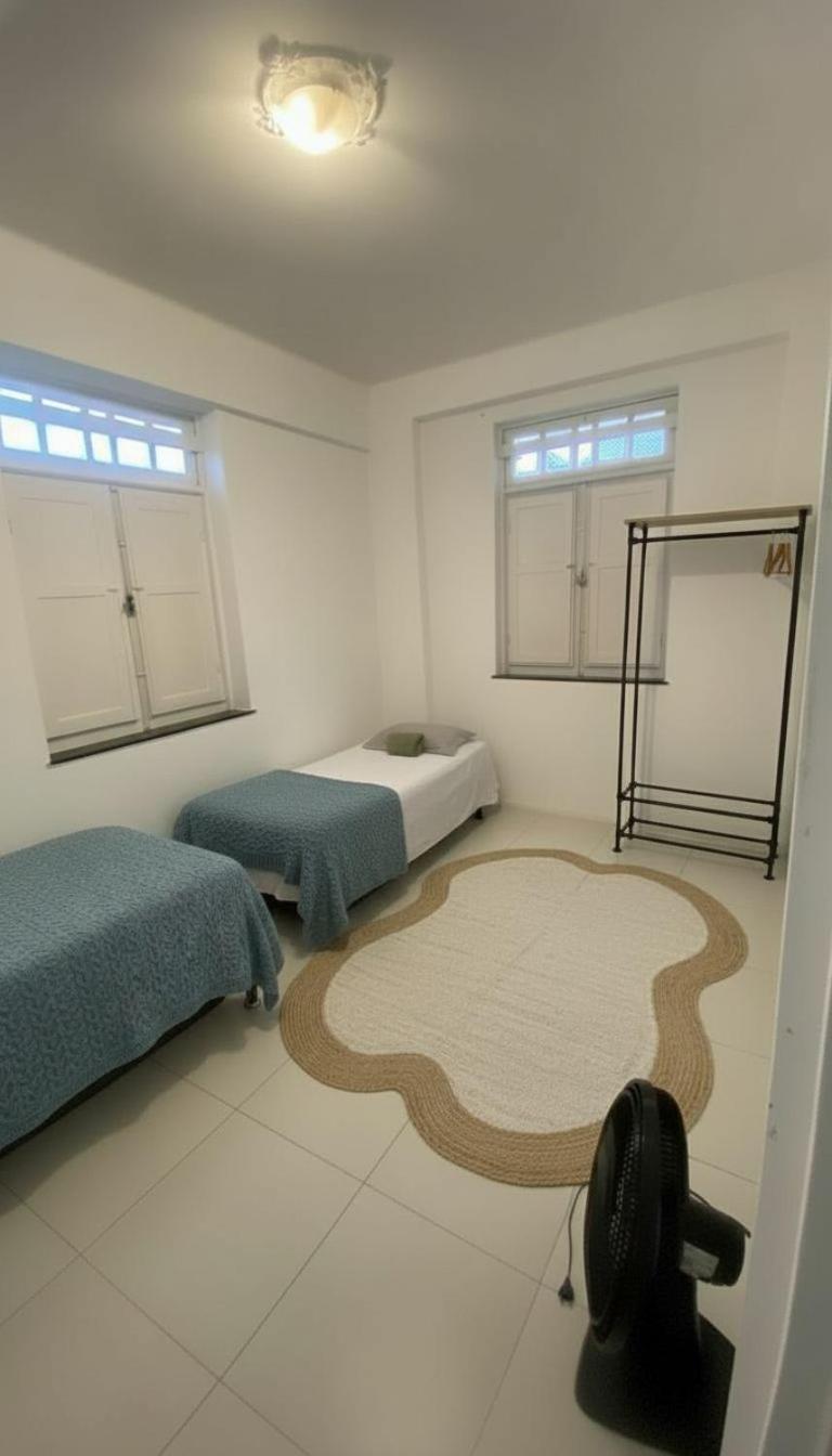 Apartamento térreo com ampla varanda