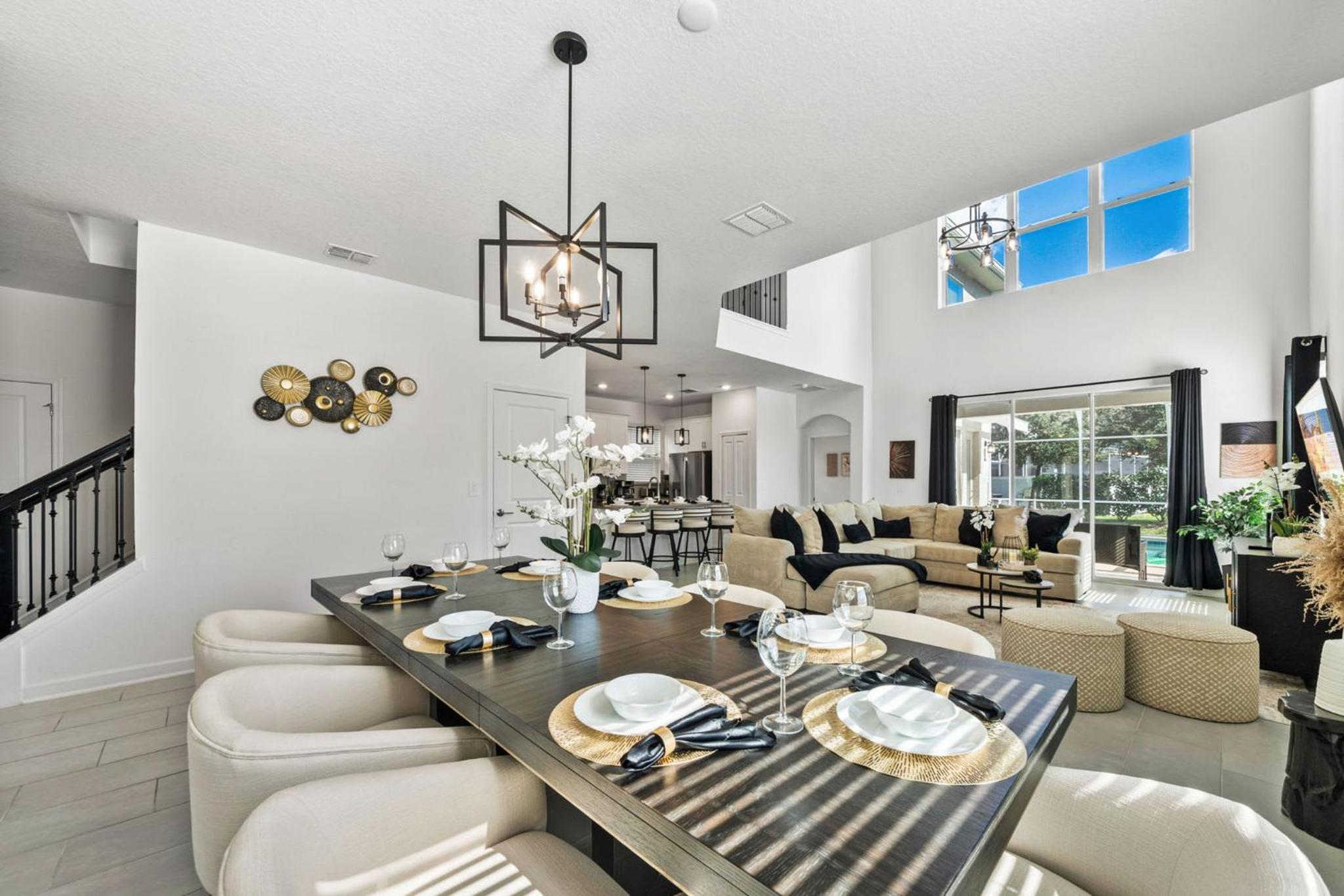 Fabulous Villa 5Bd Pool & Spa - Next to Disney 611