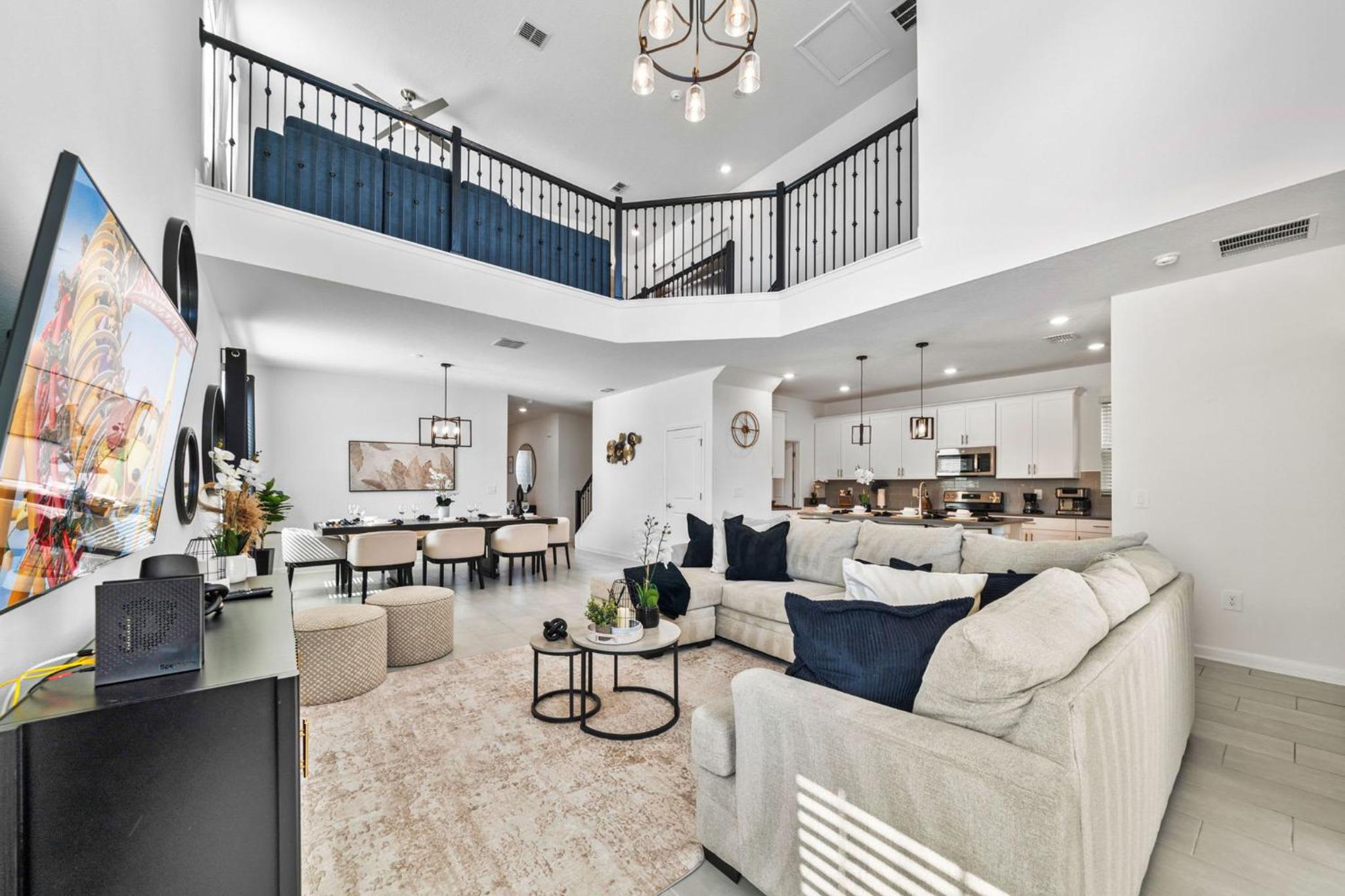 Fabulous Villa 5Bd Pool & Spa - Next to Disney 611