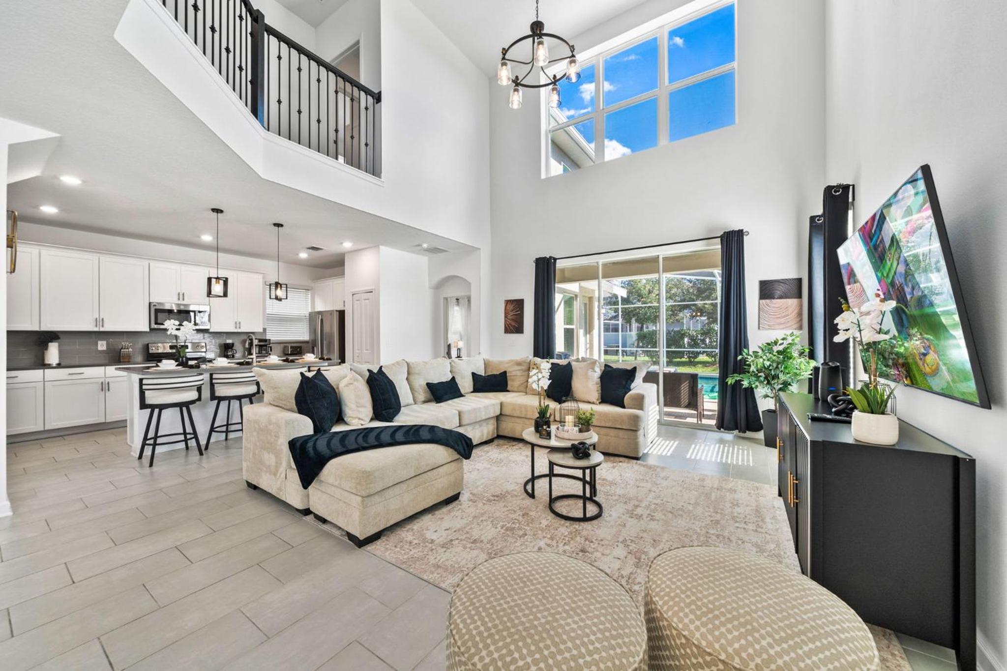 Fabulous Villa 5Bd Pool & Spa - Next to Disney 611