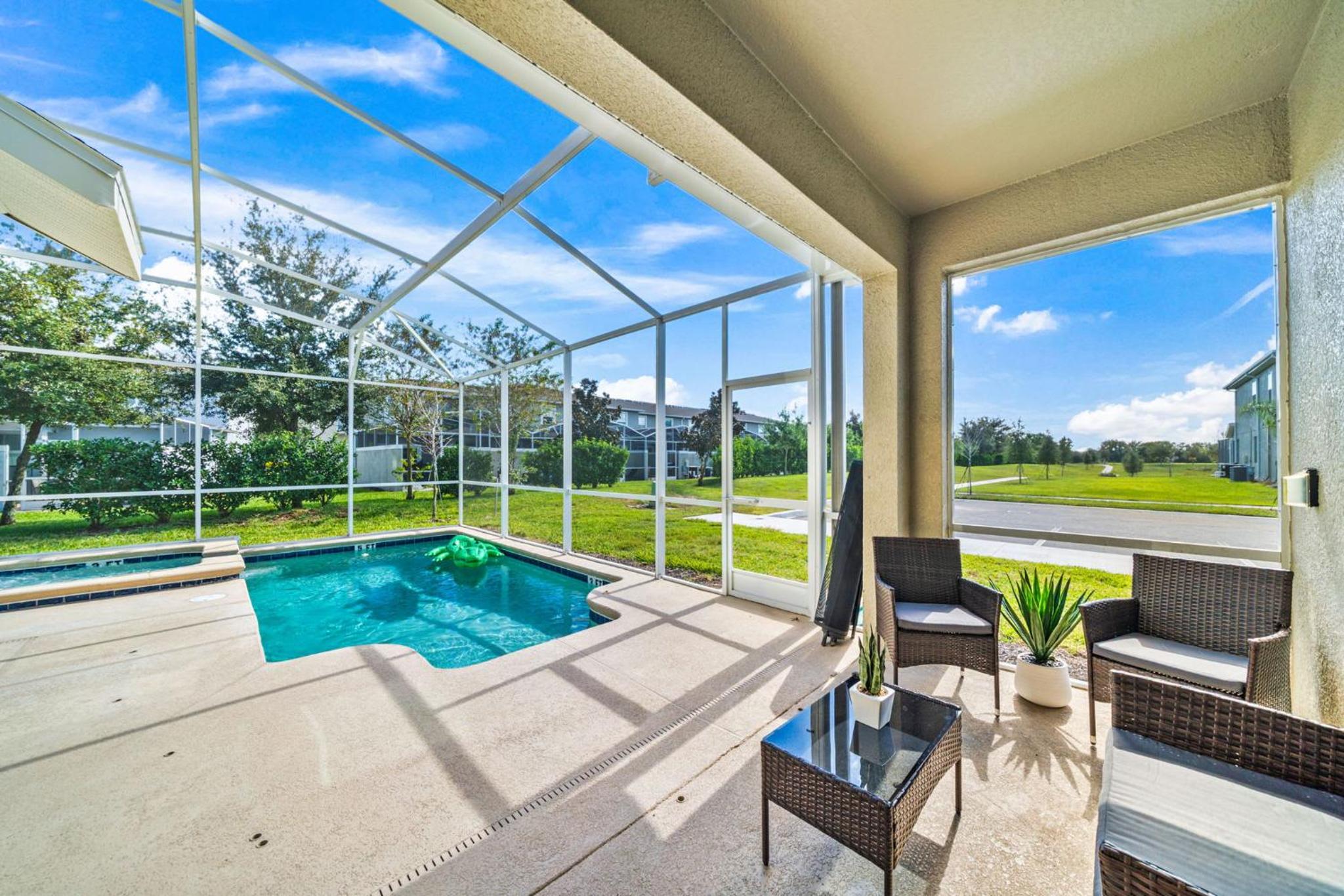 Fabulous Villa 5Bd Pool & Spa - Next to Disney 611