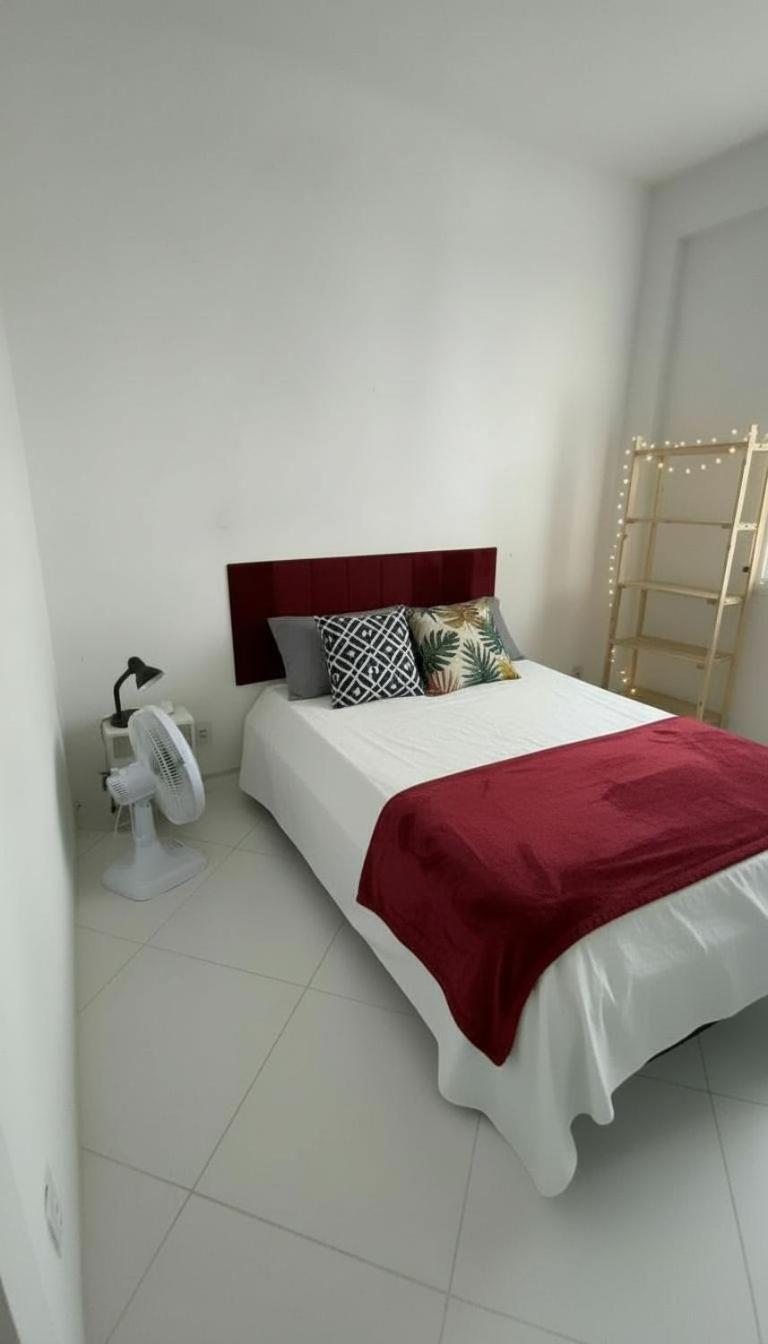 Apartamento térreo com ampla varanda