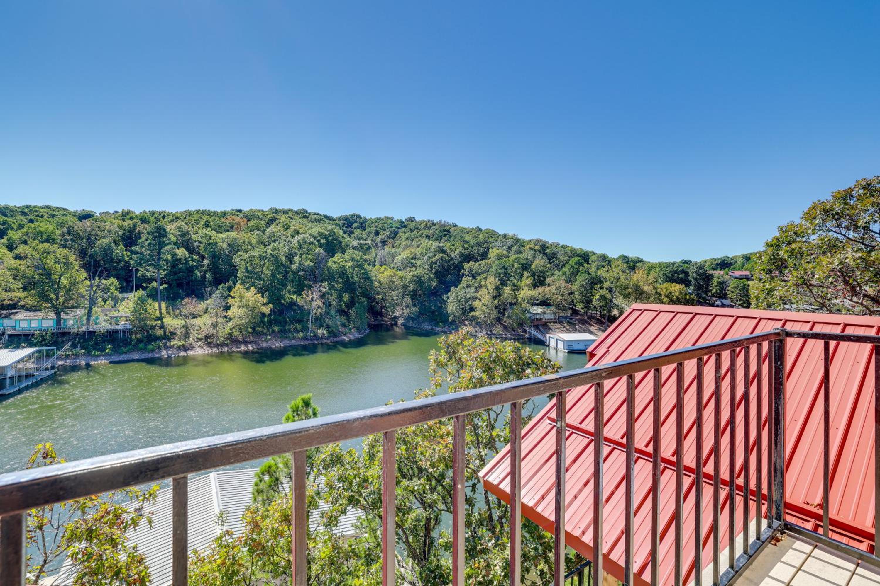 Grand Lake Waterfront Getaway with Boat Slip!
