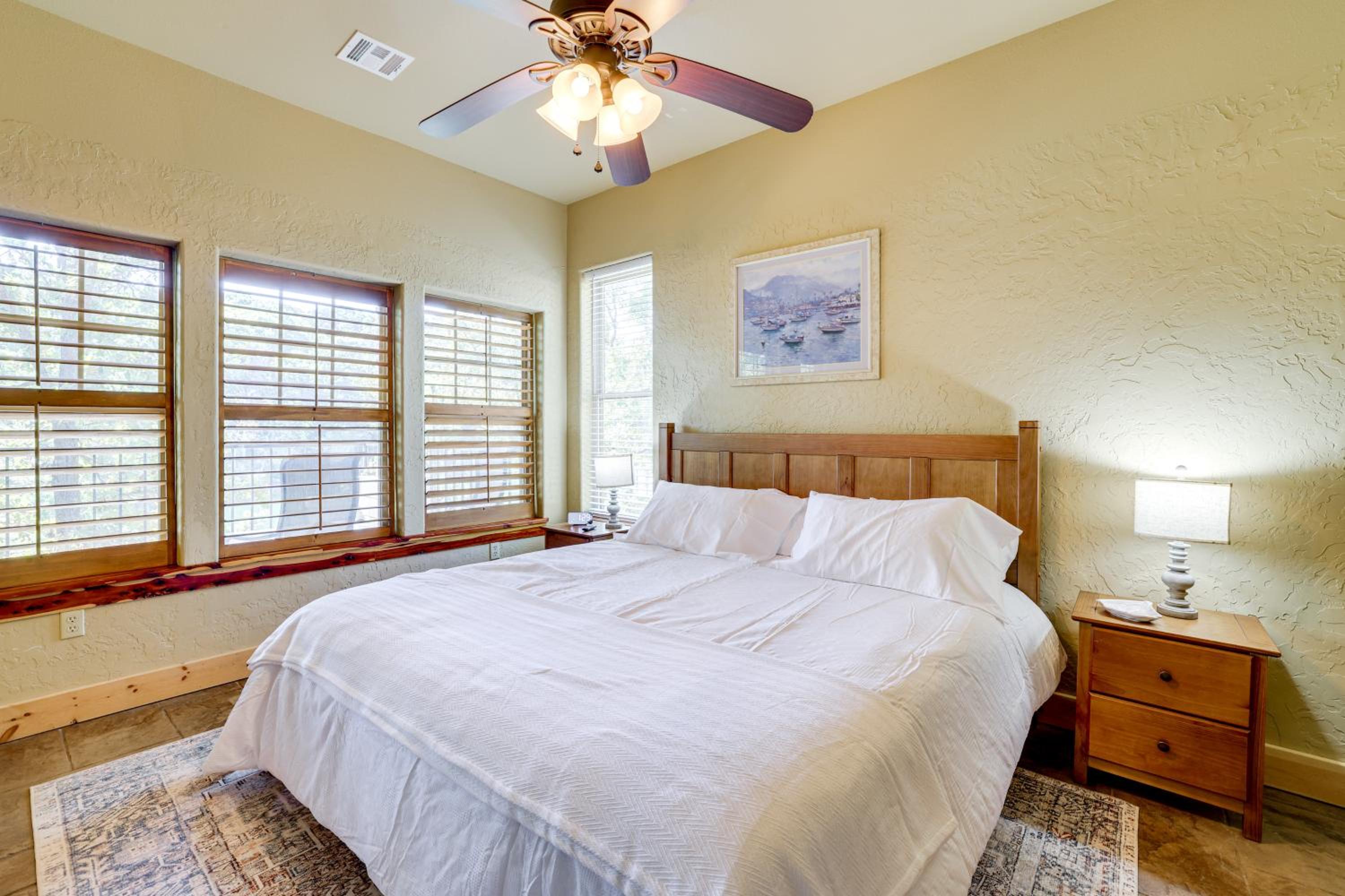 Grand Lake Waterfront Getaway with Boat Slip!