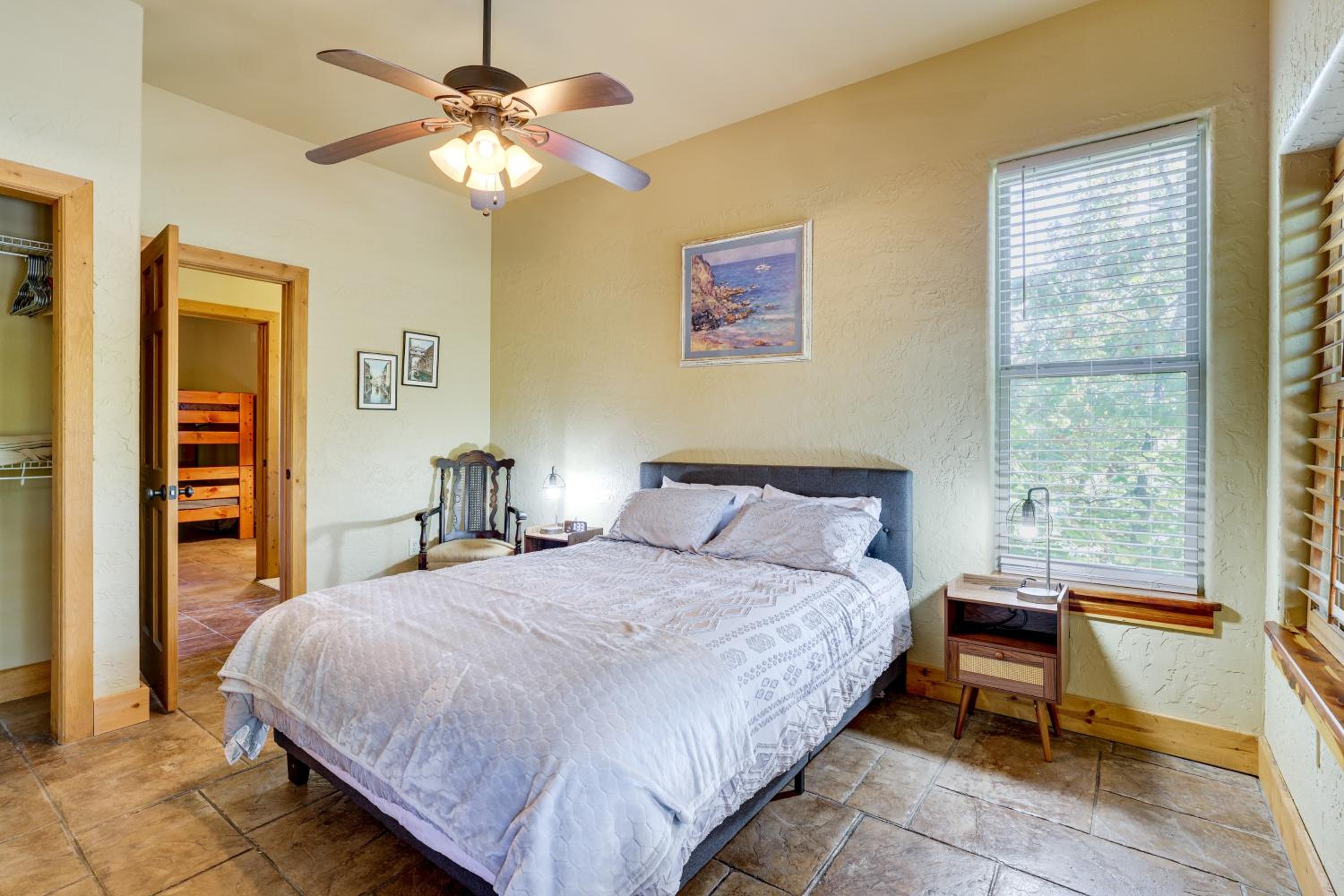 Grand Lake Waterfront Getaway with Boat Slip!