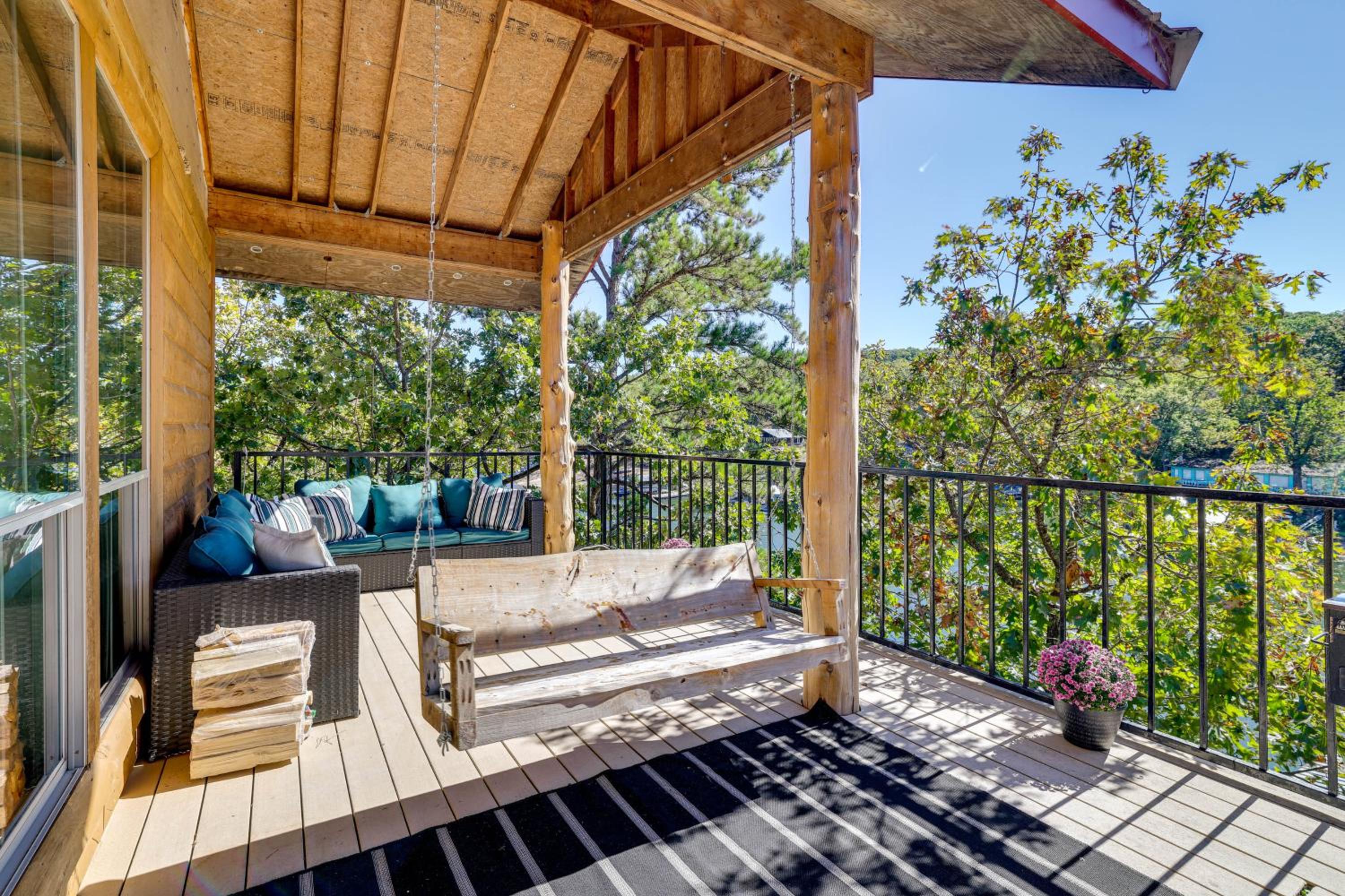 Grand Lake Waterfront Getaway with Boat Slip!