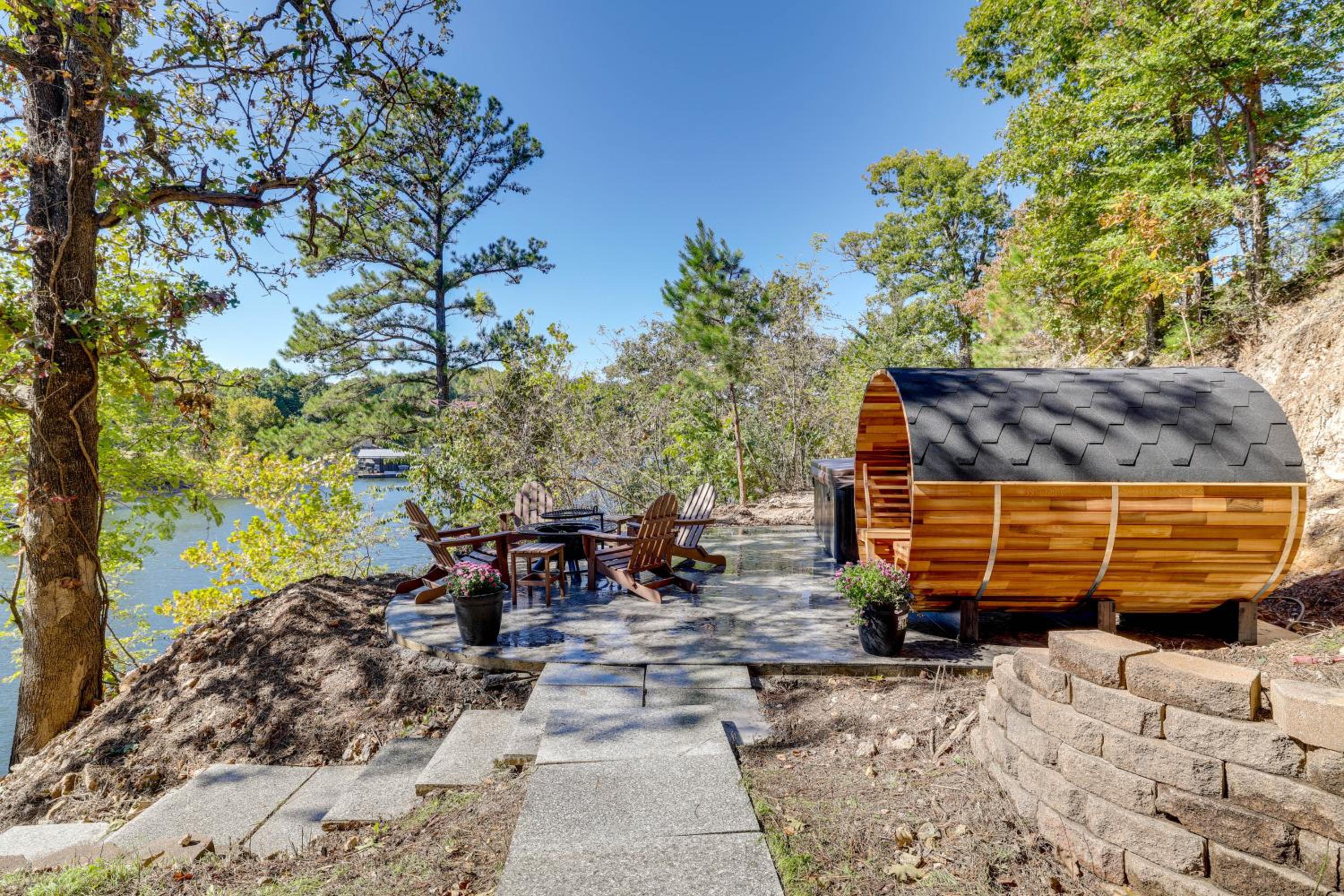 Grand Lake Waterfront Getaway with Boat Slip!