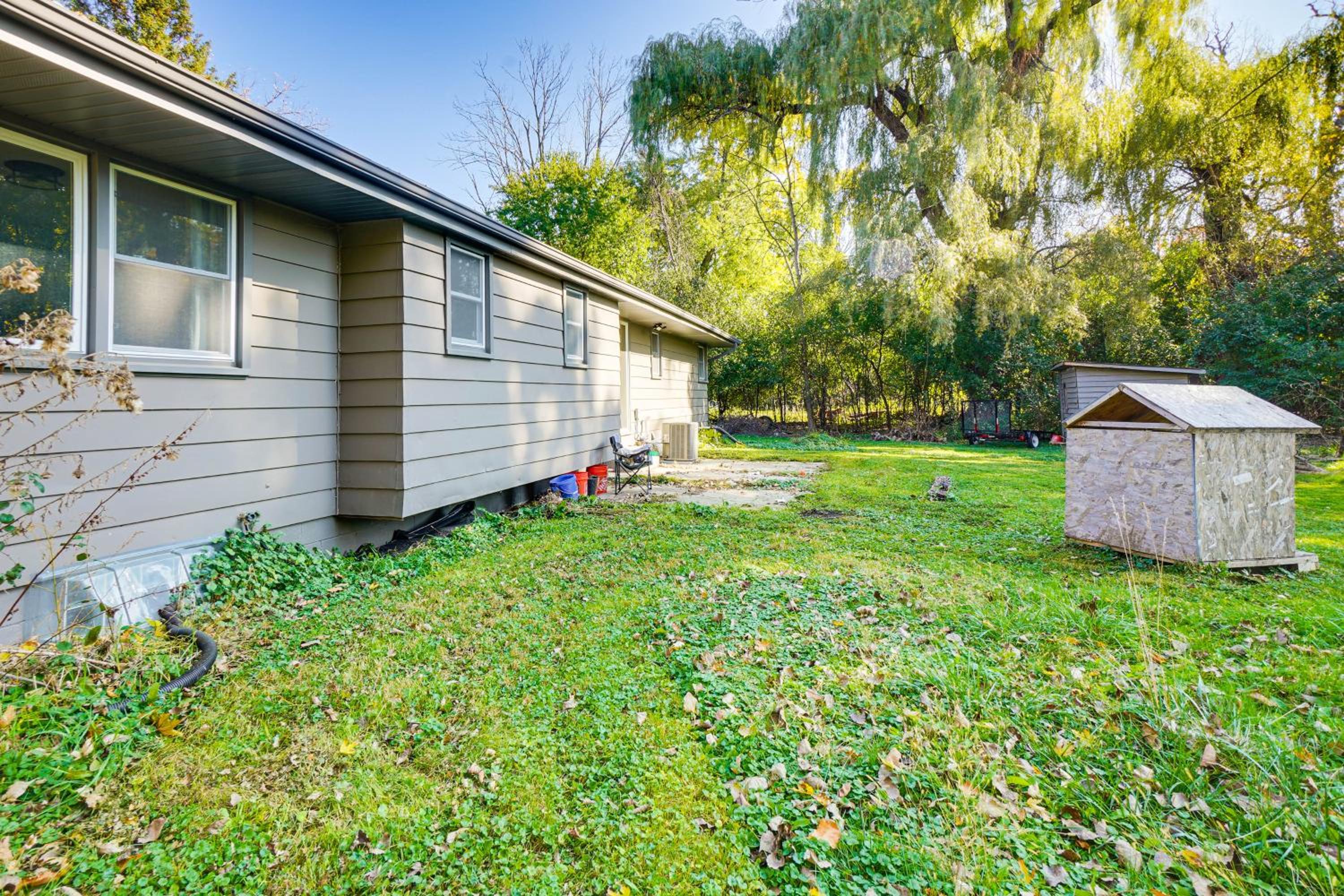 Home with Yard Near Nature Preserve and Pewaukee Lake!