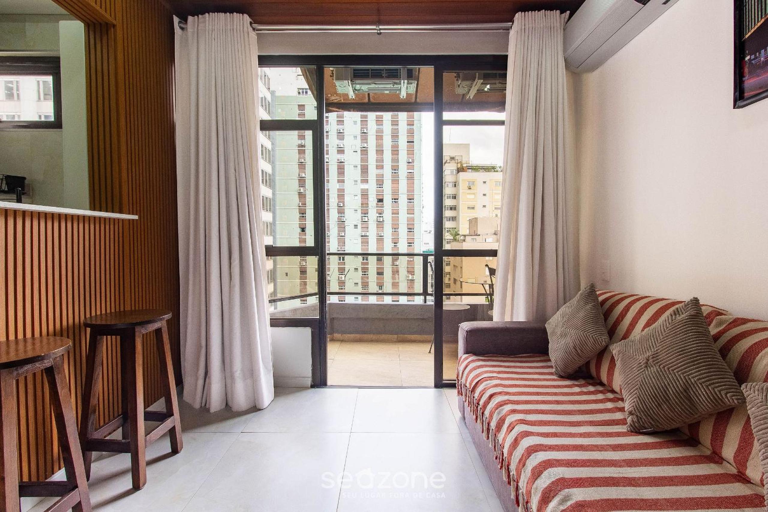 Fully furnished apartments in a building with a pool just a few meters from Av. Paulista – TNPs