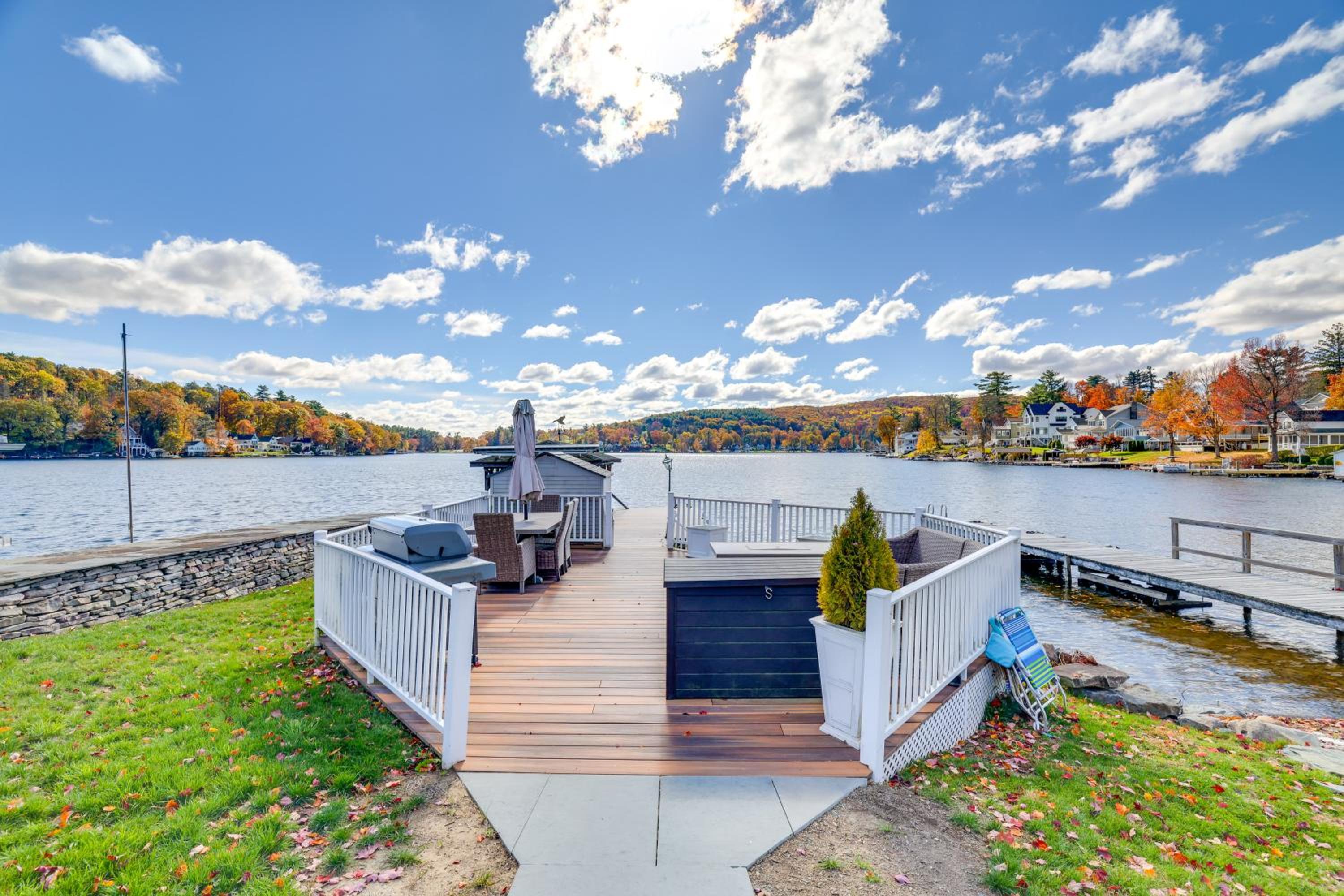 Scenic Waterfront Home with Dock on Lake Winola!