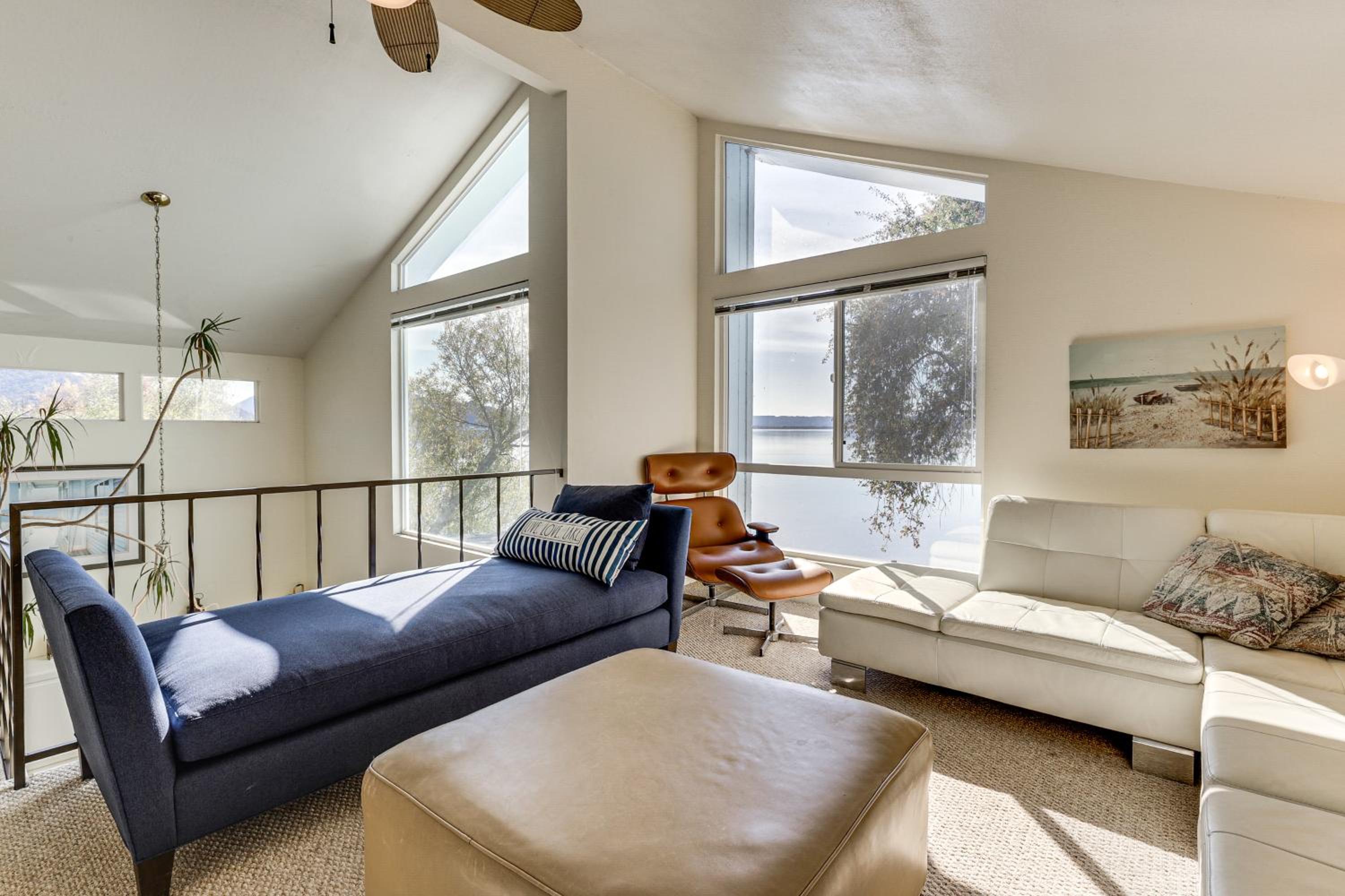 Panoramic Views! Home with Boat Slip on Clear Lake